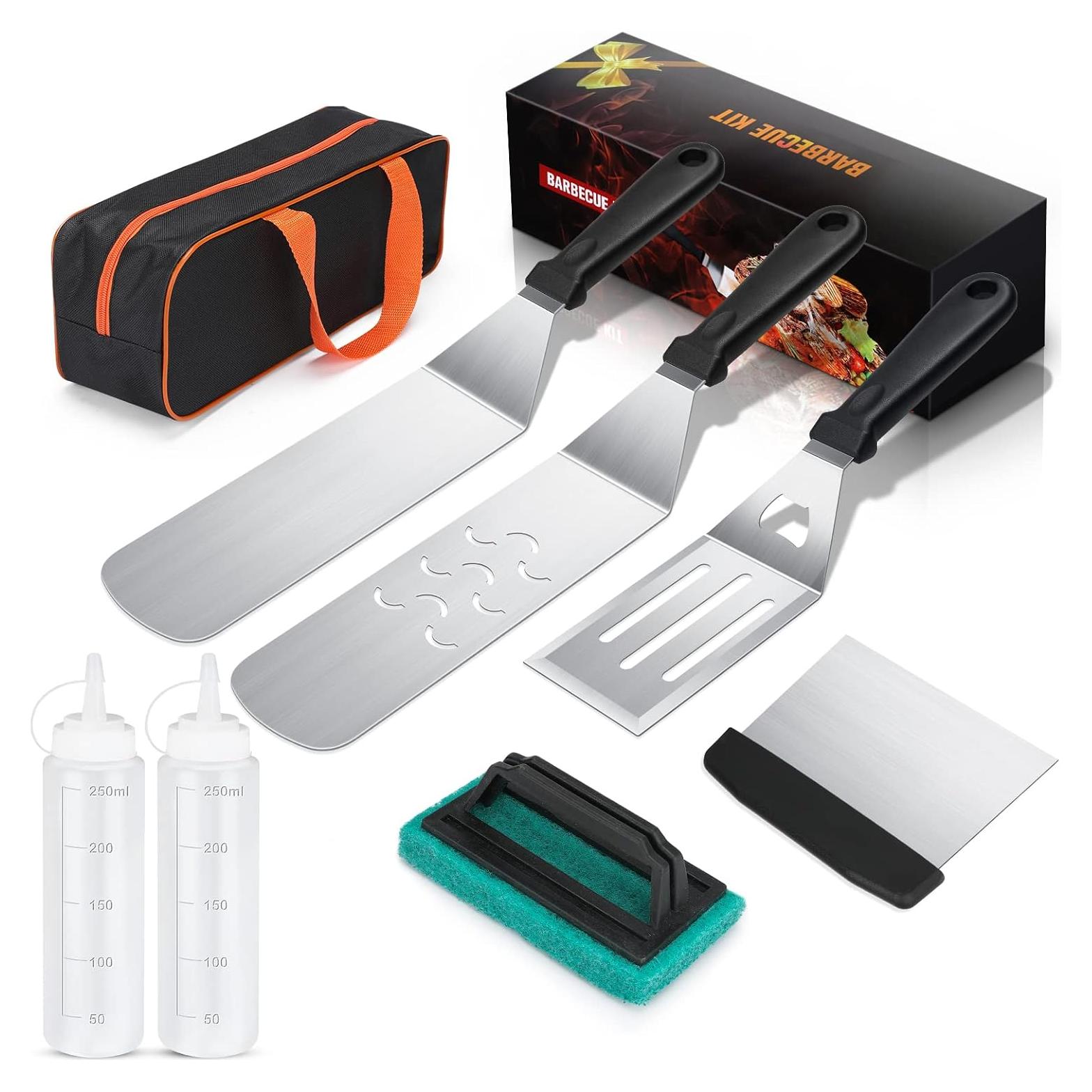 Kit de Accesorios para Plancha 8 Piezas AULTONG - Acero Inoxidable