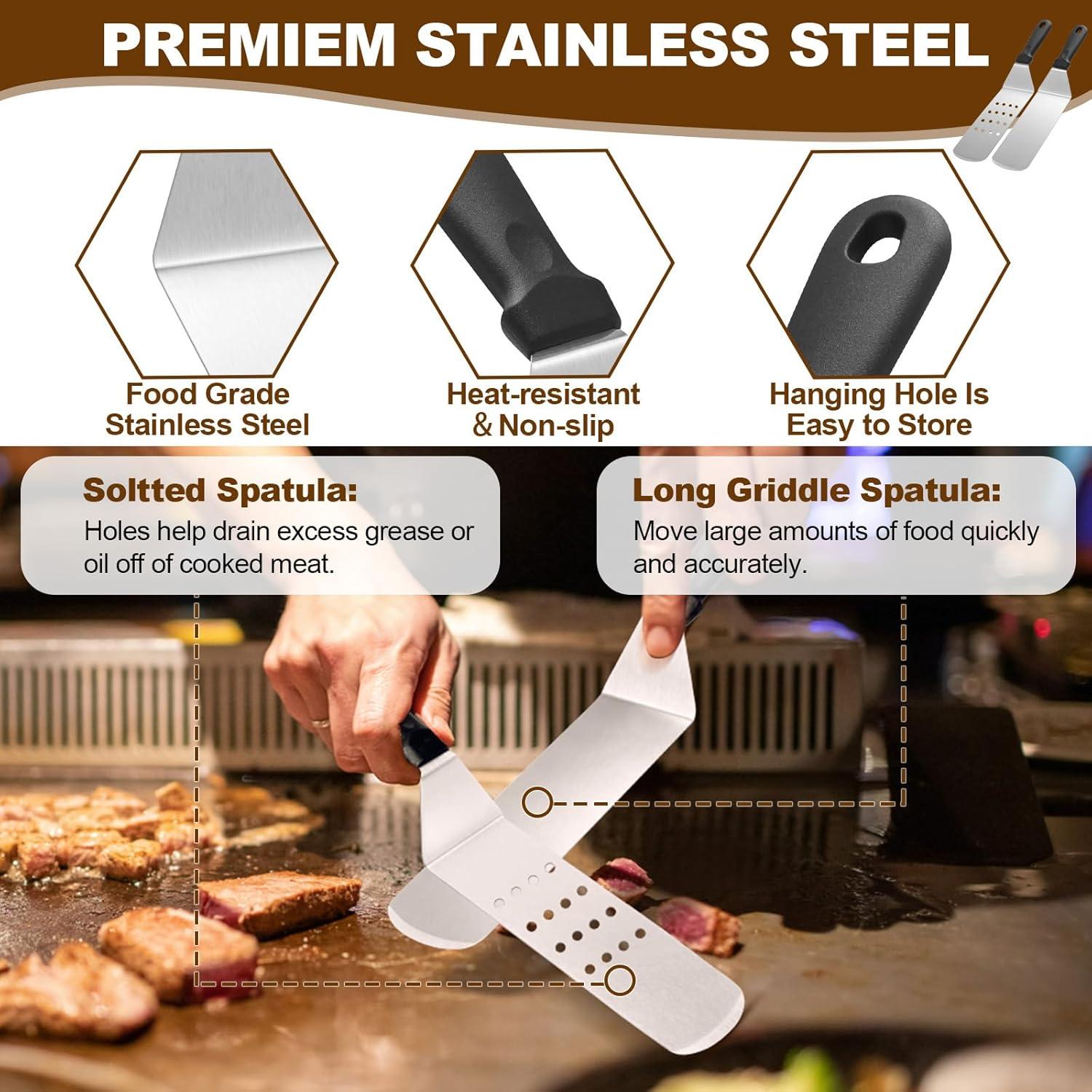 Kit de Accesorios para Parrilla Deedro 14 Piezas Acero Inoxidable