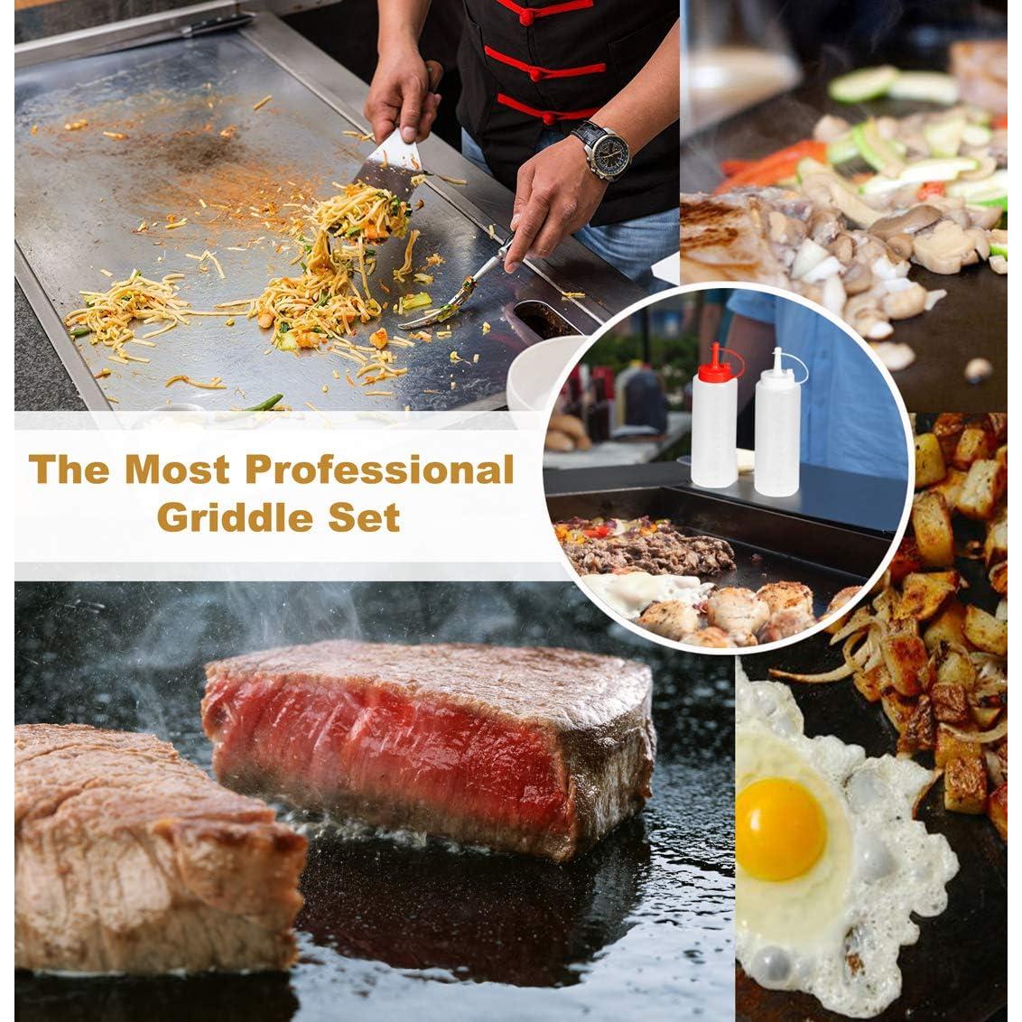 Kit de Accesorios para Plancha ROMANTICIST 8 Piezas Acero Inoxidable