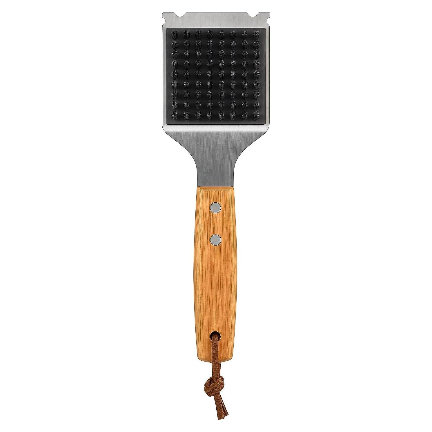 Cepillo y Raspador de Parrilla Blue Smoke - Acero Inoxidable