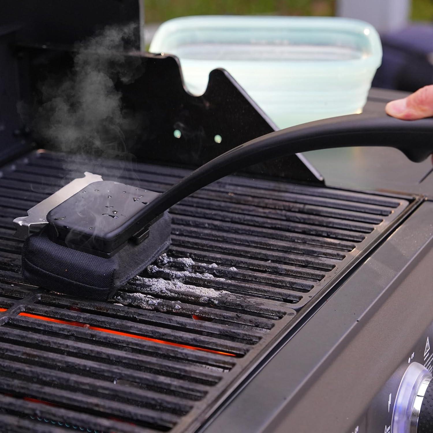 Cepillo para Parrilla Sin Cerda Mavipromax 45.72 cm con Raspador