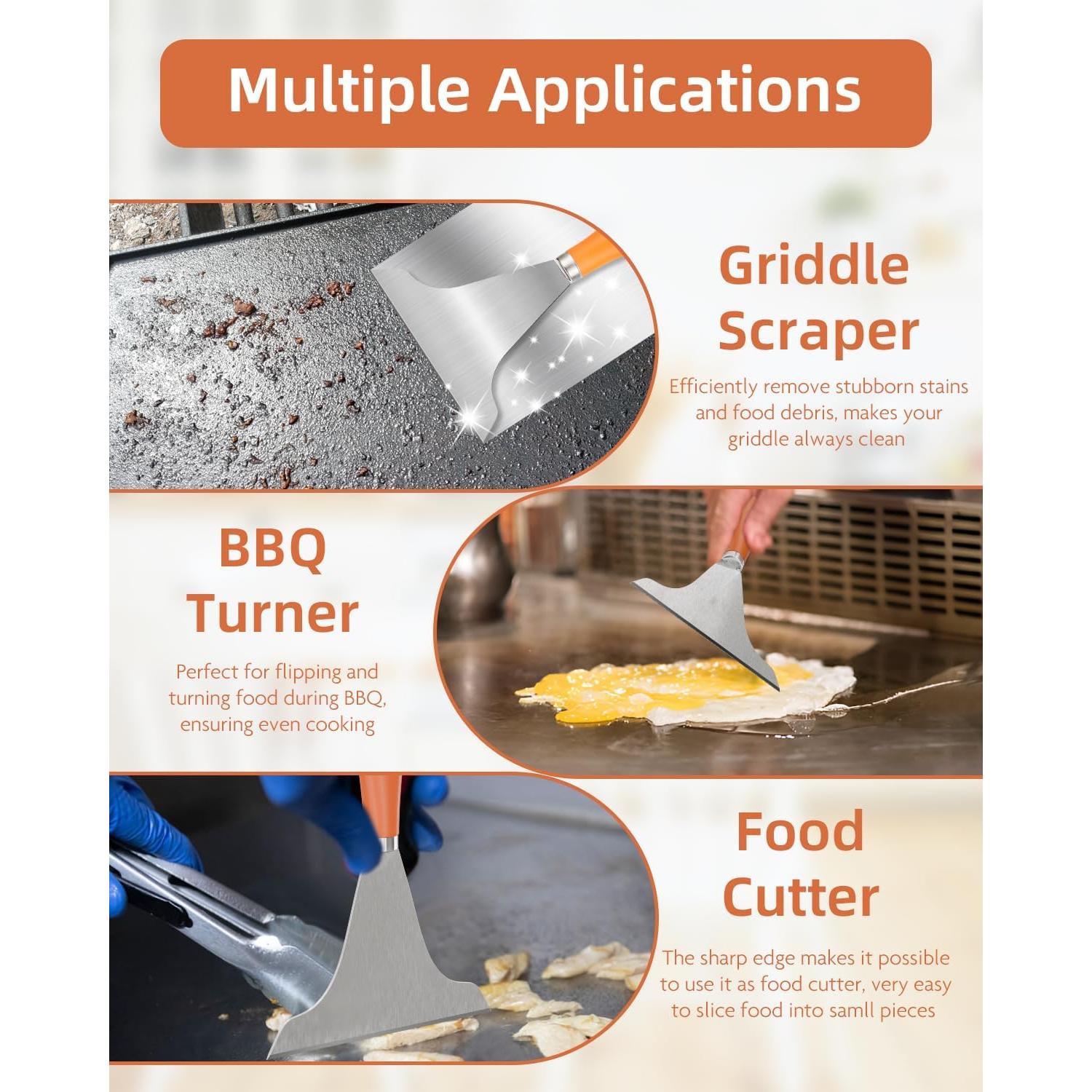 Raspador de Plancha LEIFENY M5Z84LEUV Acero Inoxidable 164g