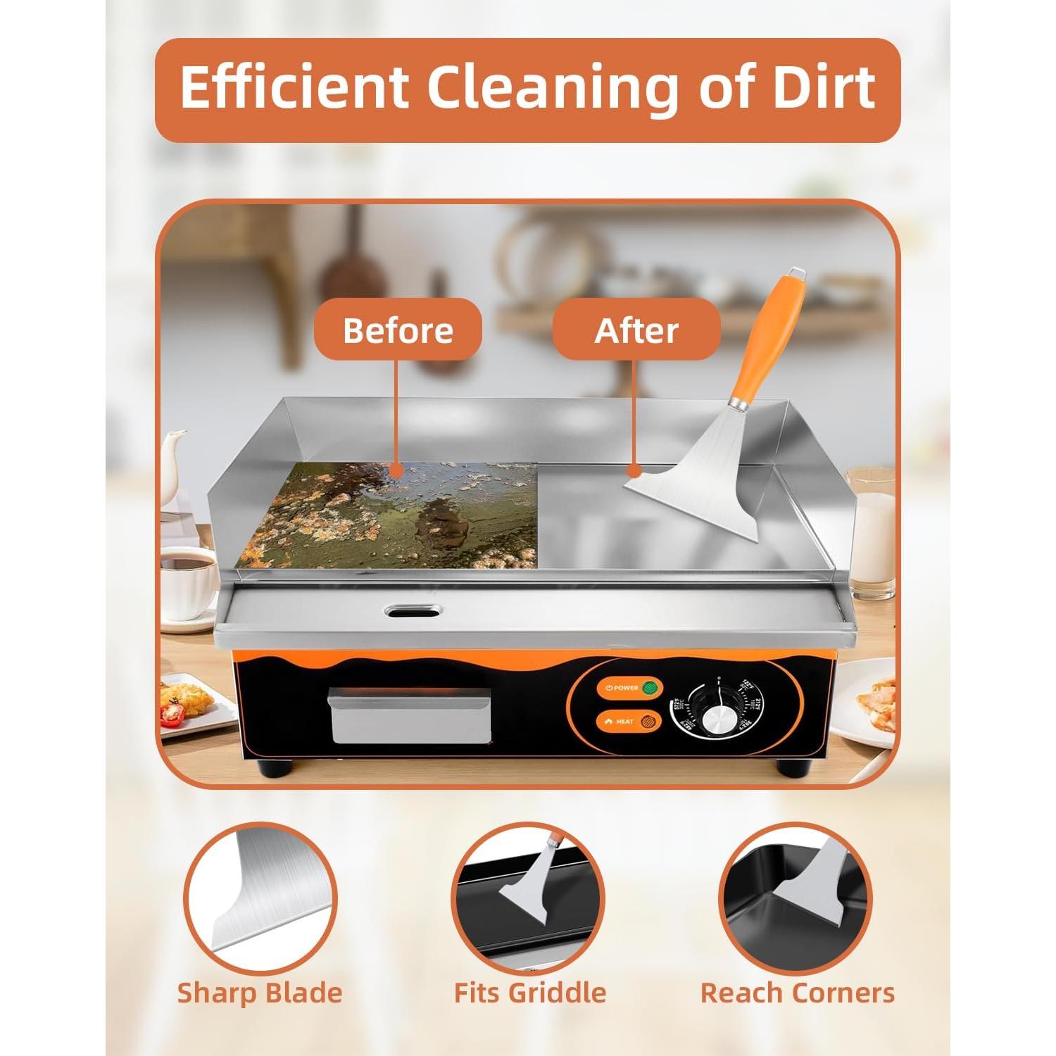 Raspador de Plancha LEIFENY M5Z84LEUV Acero Inoxidable 164g