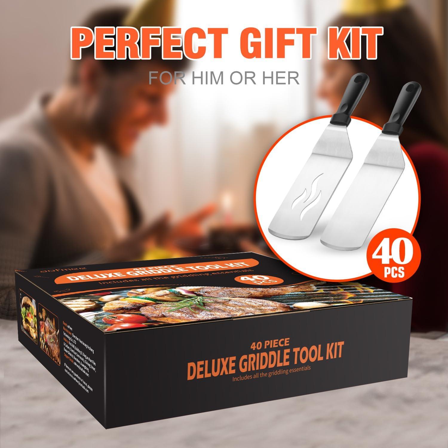 Kit de Accesorios para Plancha Aofmee 40 Piezas Acero Inoxidable