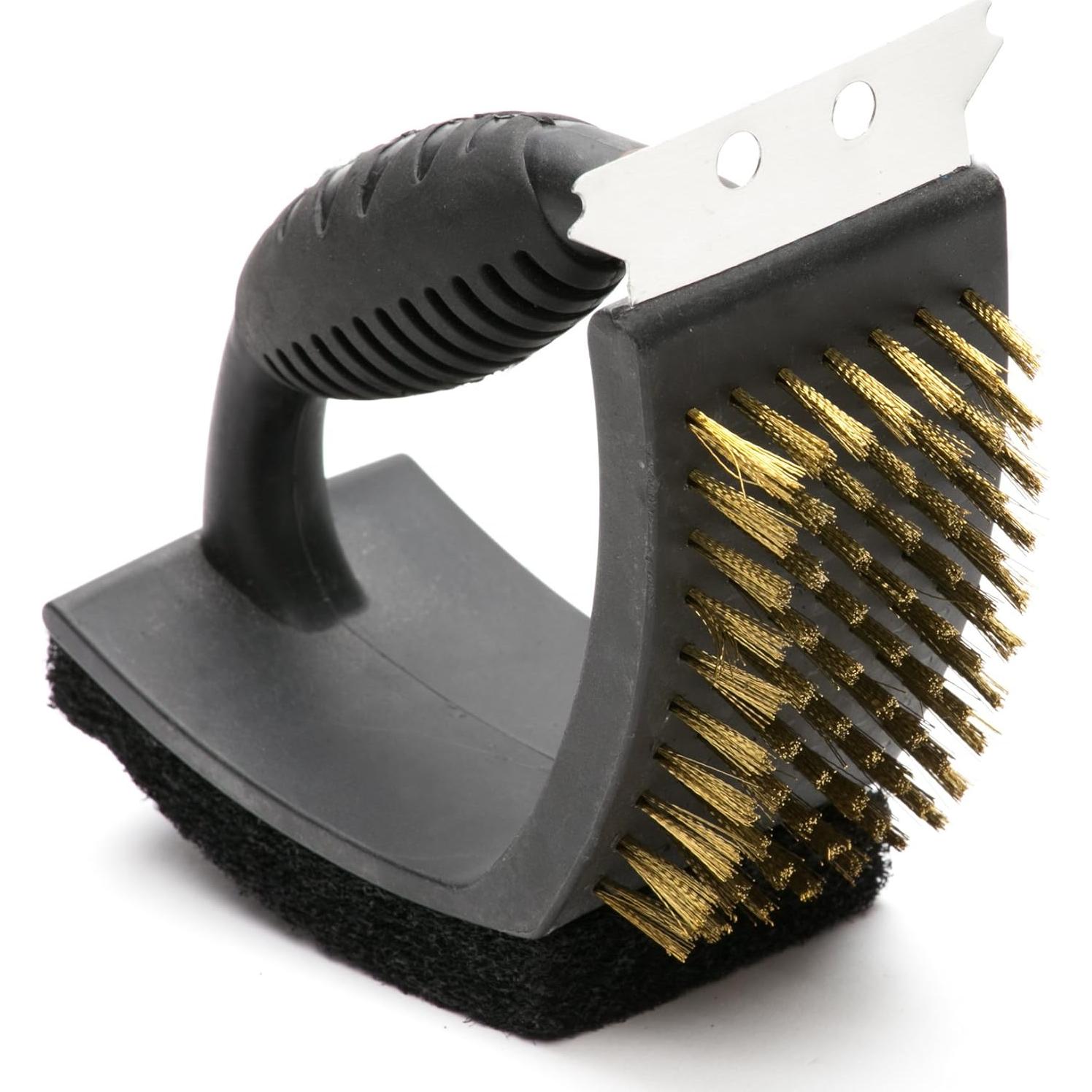 Cepillo de Parrilla Outset QP43 3 en 1 1.98 m Plástico