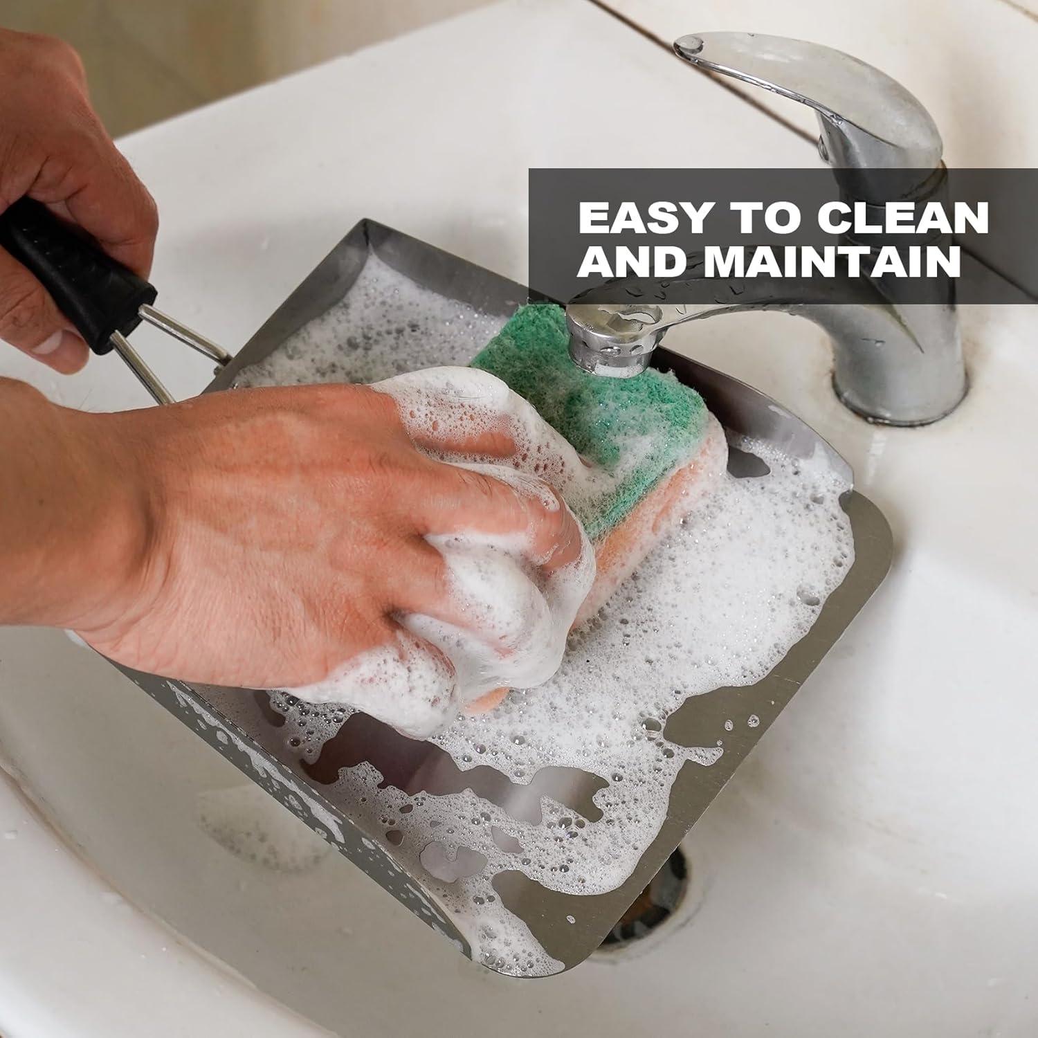 Espátula para Plancha Stanbroil de Acero Inoxidable 2 Pcs