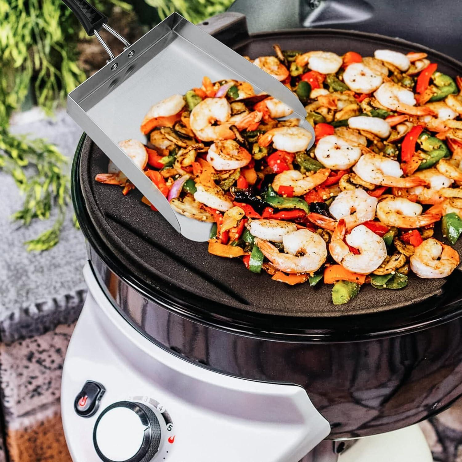 Espátula para Plancha Stanbroil de Acero Inoxidable 2 Pcs