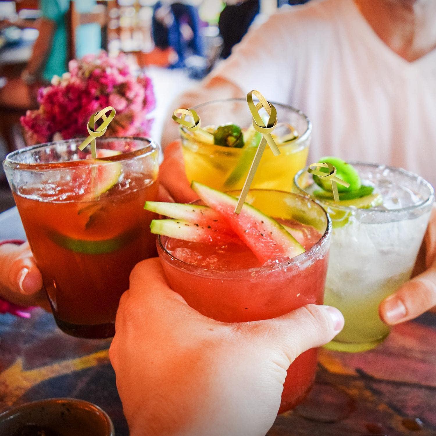 200 Palillos de Cóctel de Bambú Vicuna R 11.94 cm Decorativos