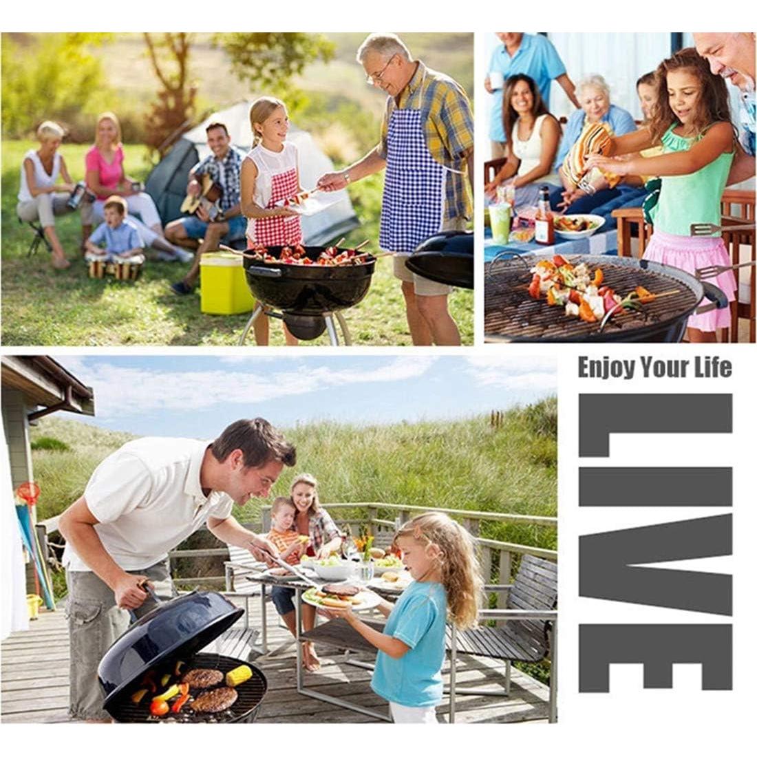 Set de 12 Pinchos de Acero Inoxidable JOMVERL 35.56 cm BBQ