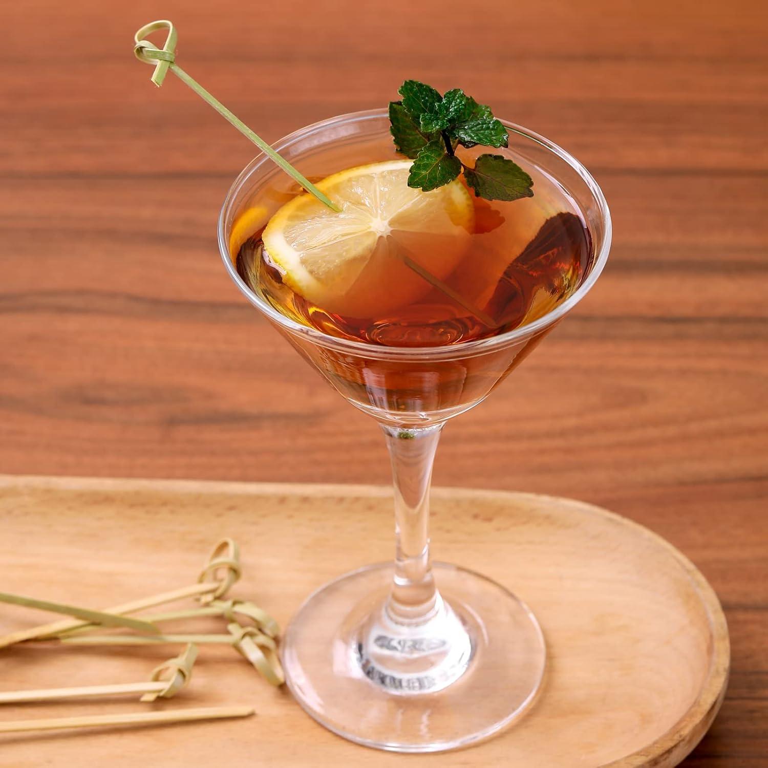 200 Palillos de Cóctel de Bambú Natural 12 cm - CockStixs