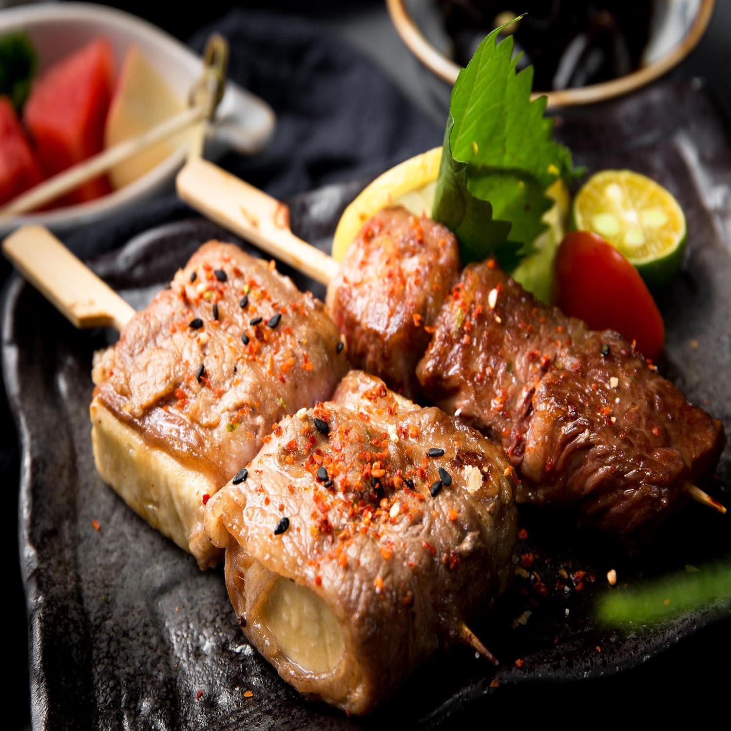 Pinchos de Bambú 20 cm 200 PCS XMZY para BBQ y Frutas