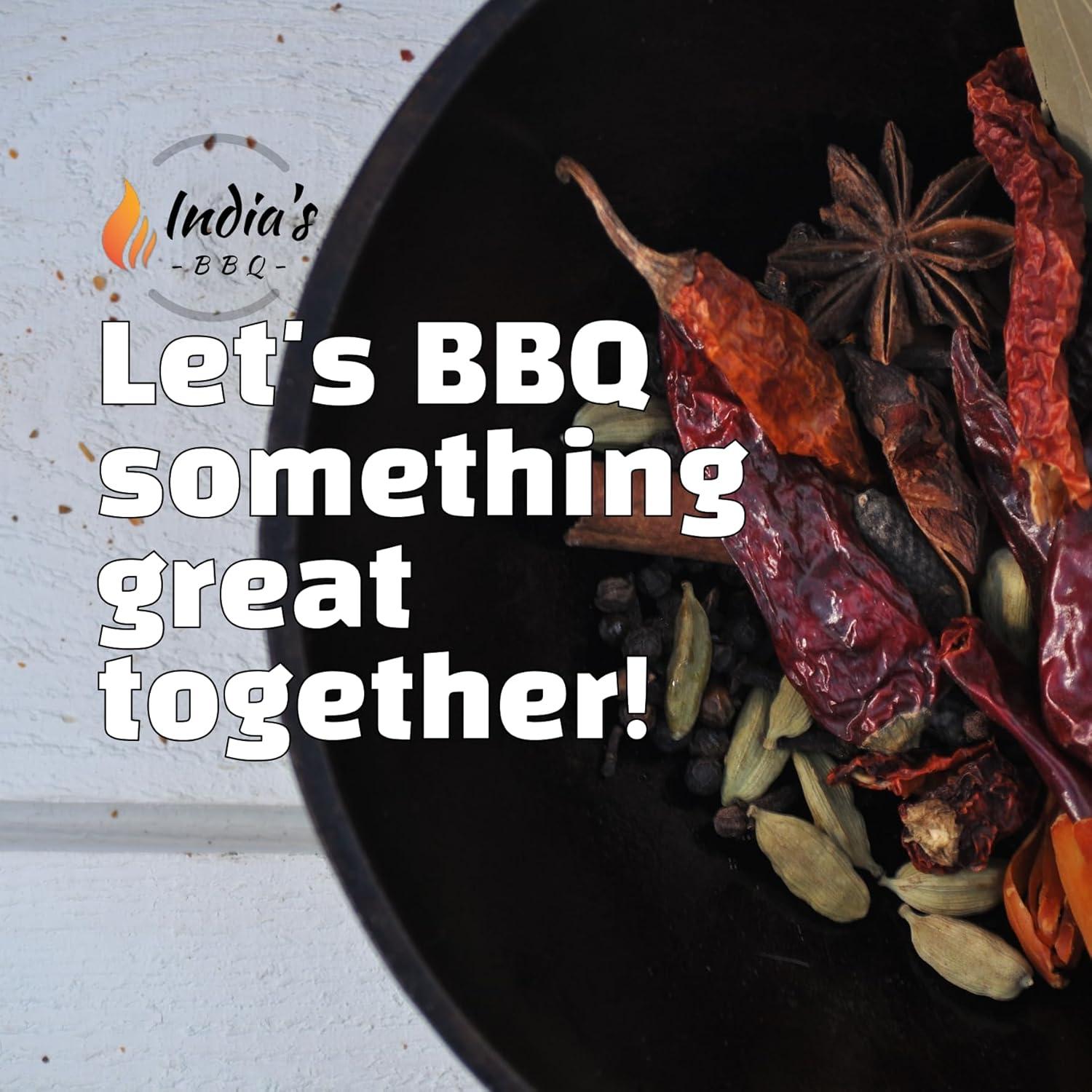 Brochetas de Hierro Fundido BBQ de India - 5 Piezas 22-32"