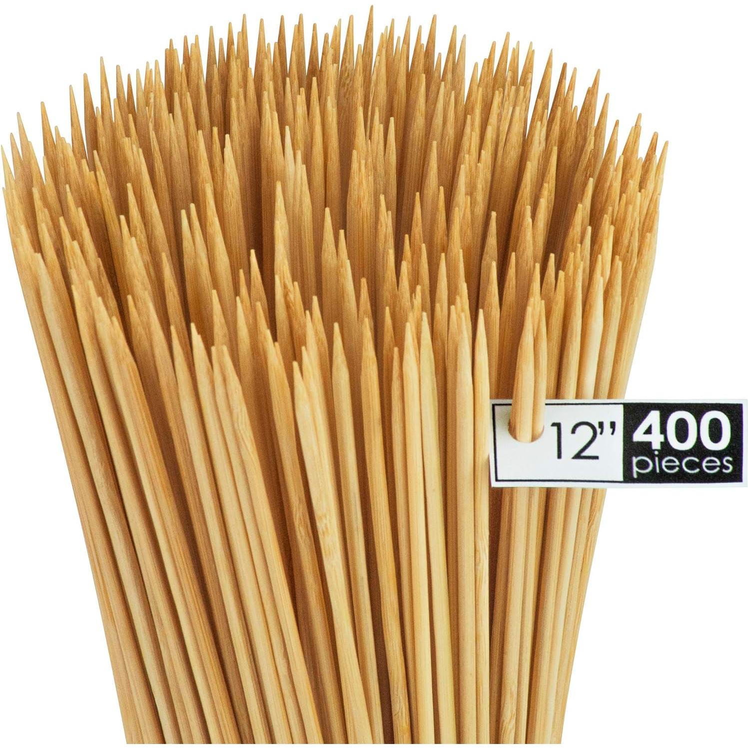 Palitos de Bambú DecorRack 12" - 400 Unidades para BBQ