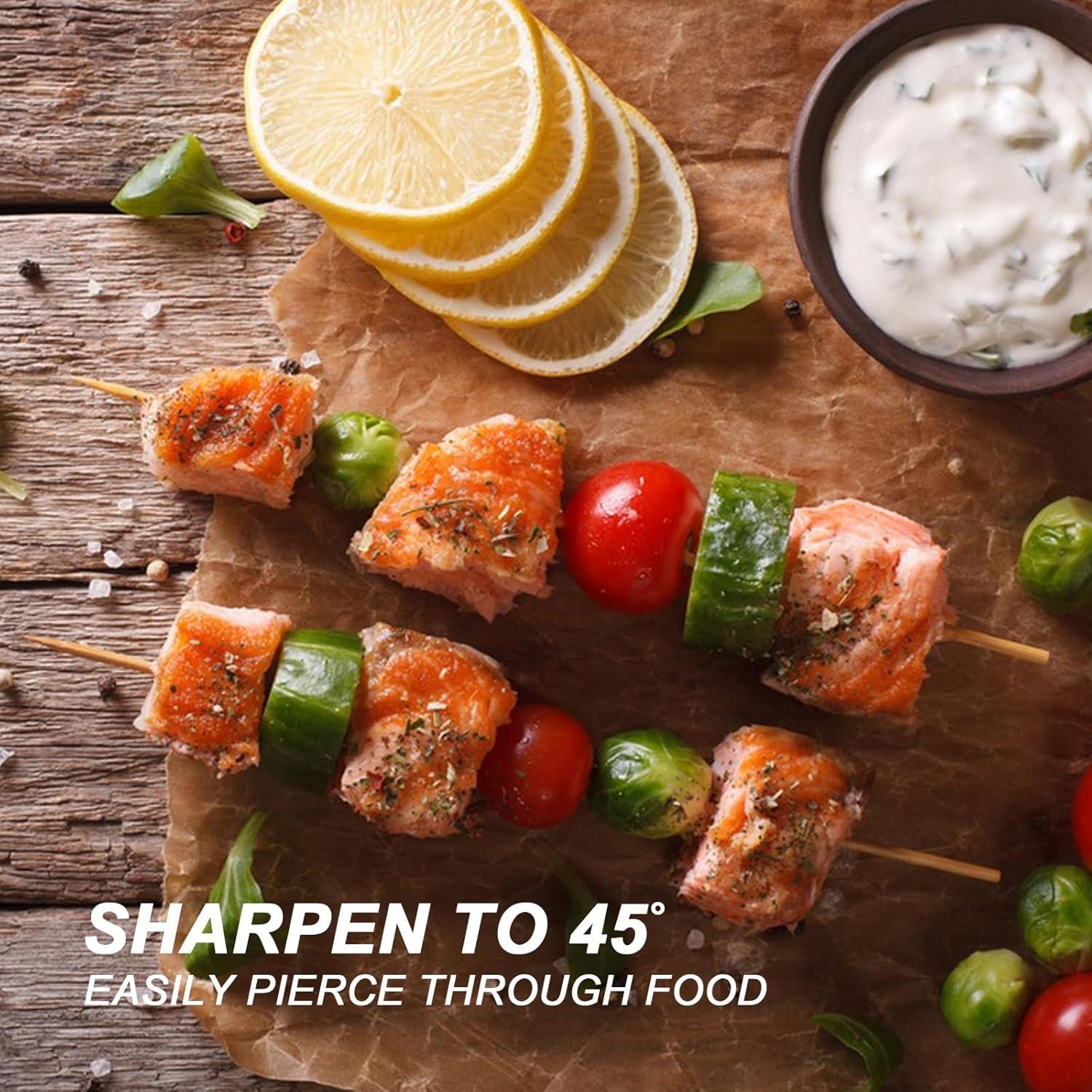 Palitos de Bambú Naturales DaTpuik 6 Pulgadas 100 Pcs