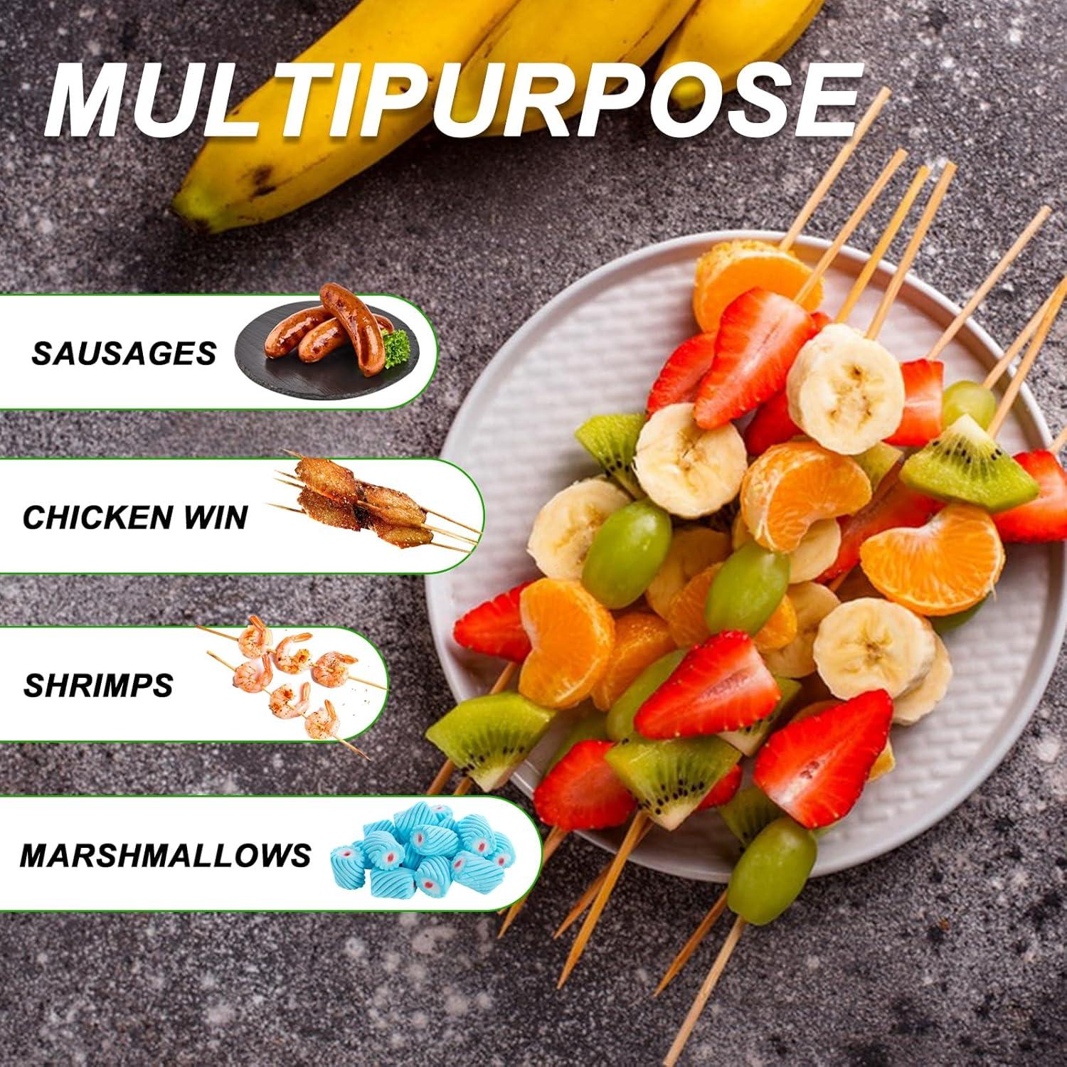 Palitos de Bambú Naturales DaTpuik 6 Pulgadas 100 Pcs