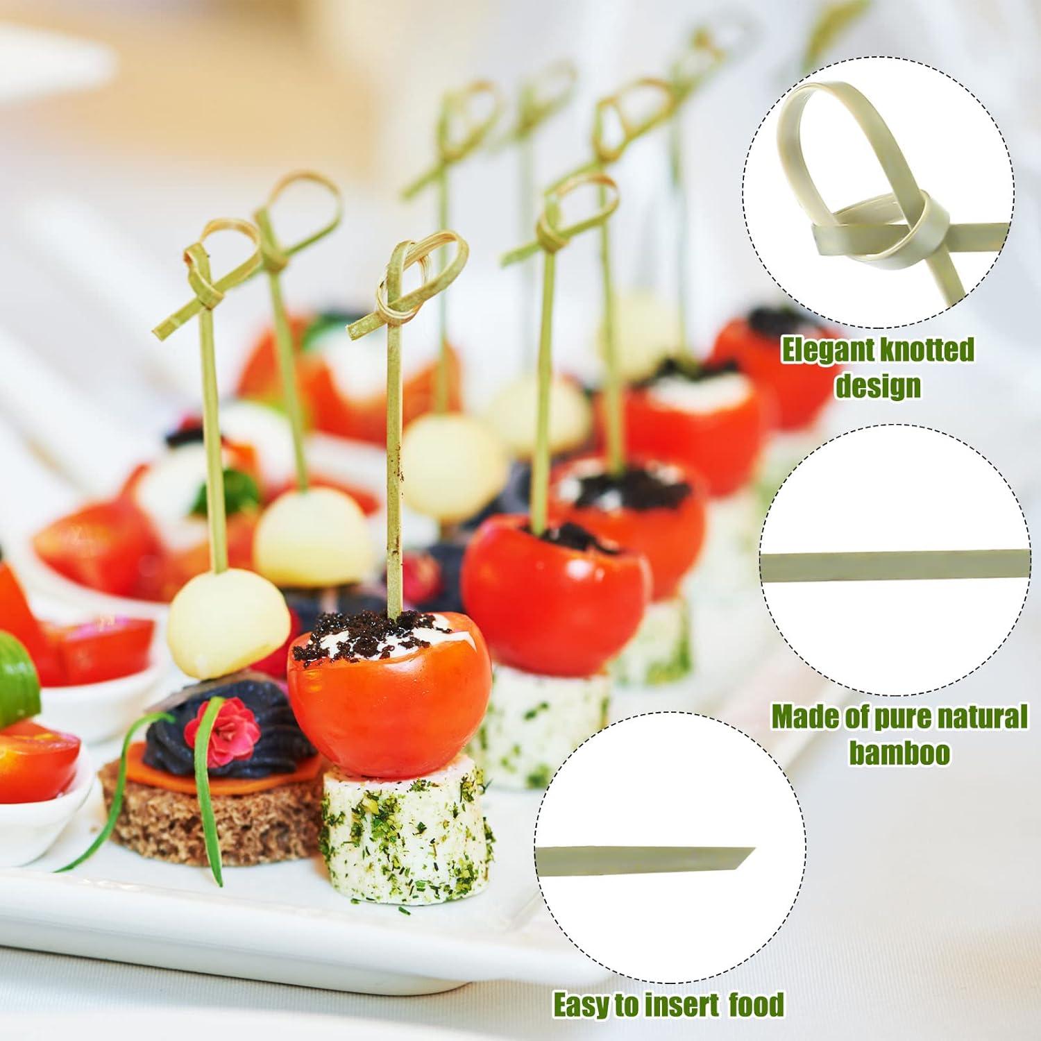 Palillos de Bambú Nuogo 1000 Pcs 10.5 cm para Cócteles