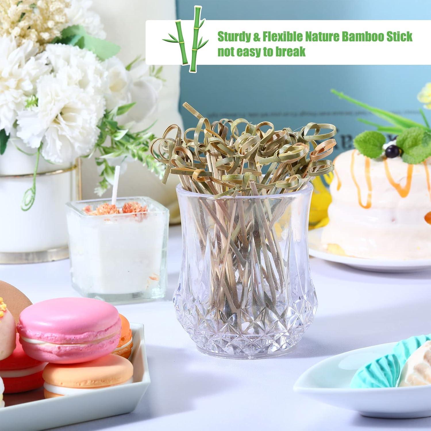 Palillos de Bambú Nuogo 1000 Pcs 10.5 cm para Cócteles