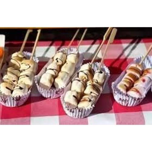 Pinchos de Bambú Ecológicos Gmark 20.32 cm 100 pcs para BBQ