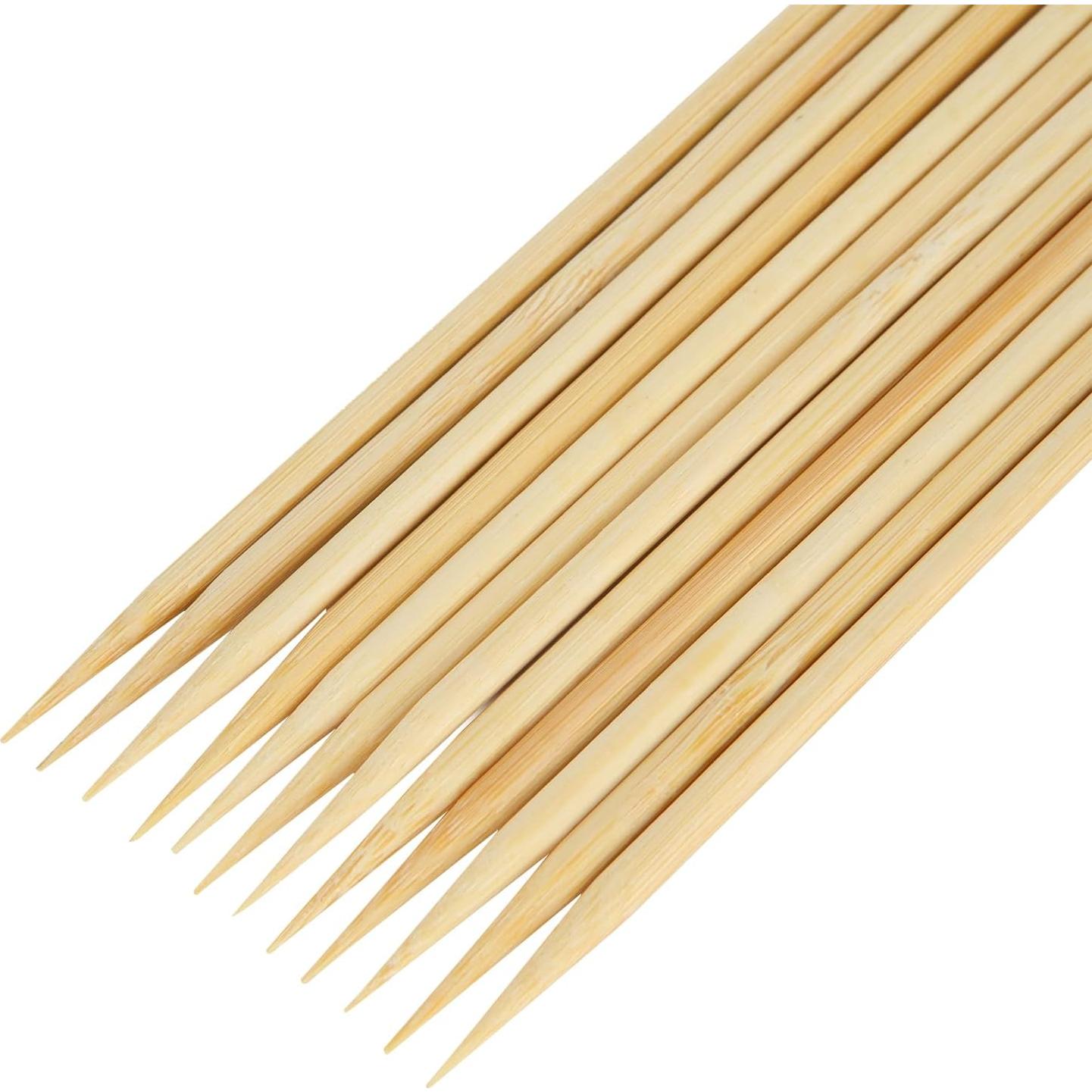 Acrux7 Palitos de Bambú Natural 40 cm 500 Pcs para Asar