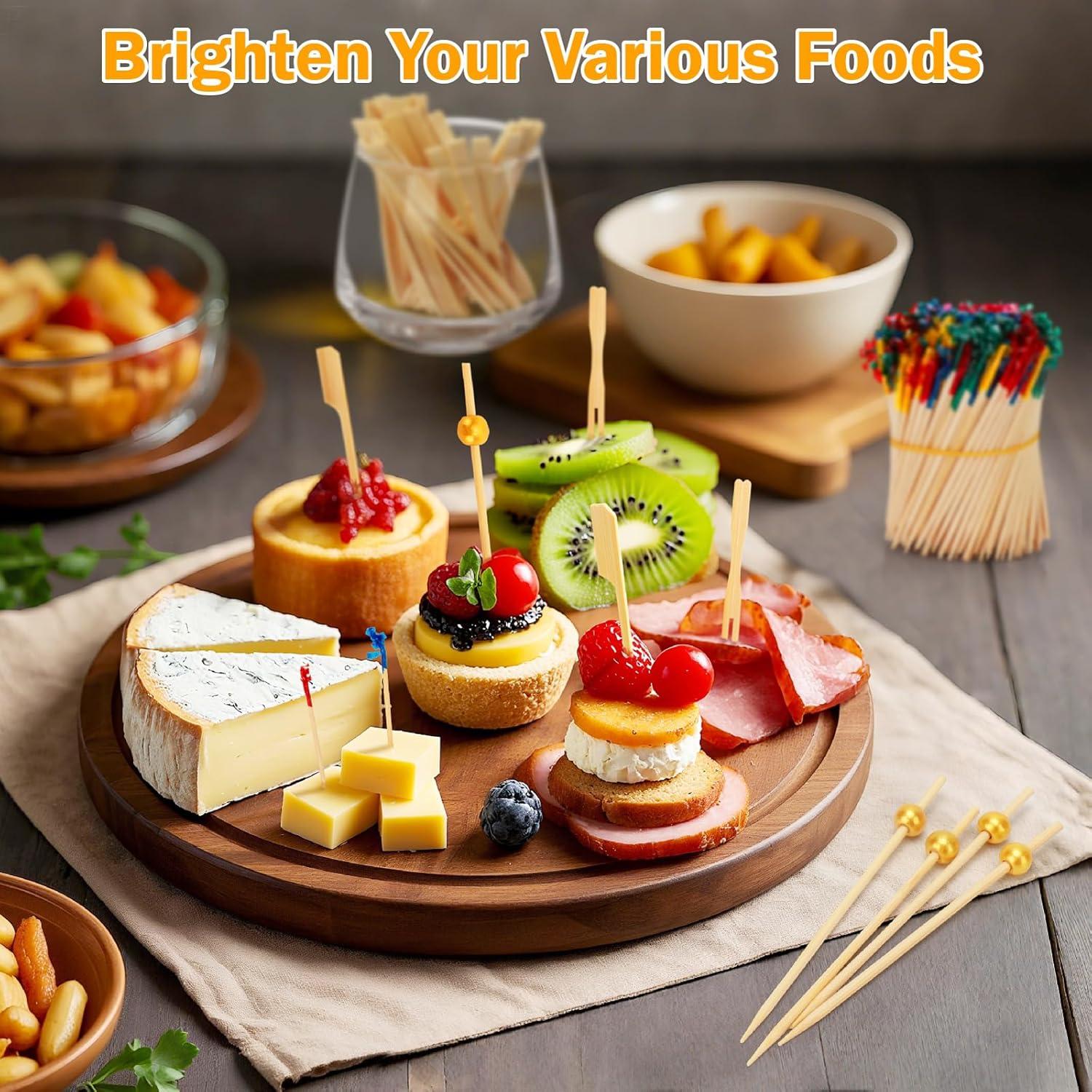 800 Palillos de Cóctel de Bambú DOUDOULE - 6.6 a 11.9 cm