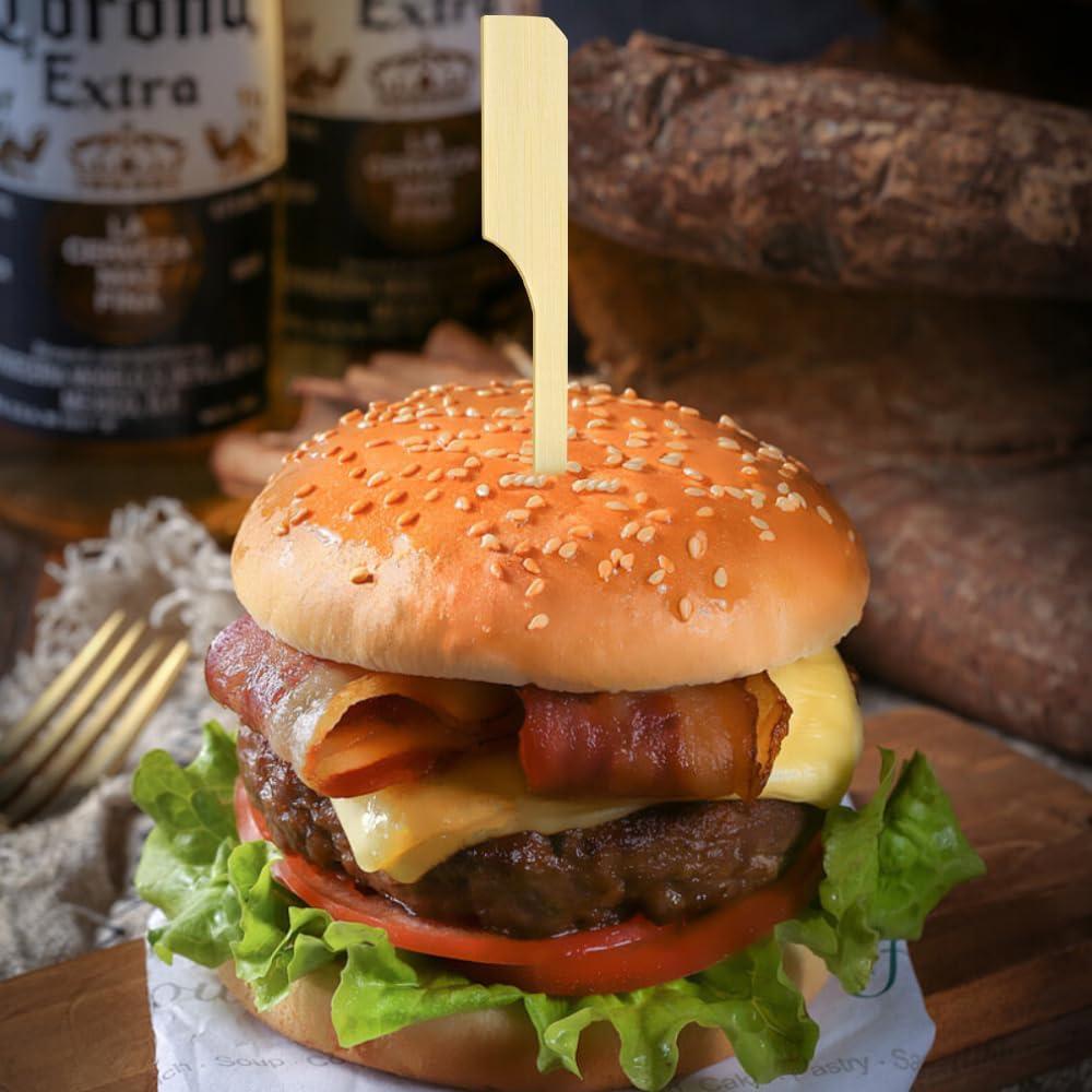 200 Palillos de Bambú para Aperitivos 12 cm - Cidenbio