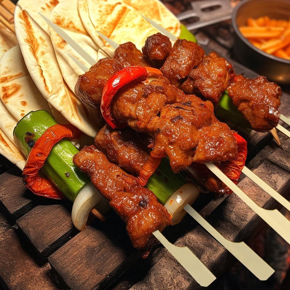 200 Palillos de Bambú para Aperitivos 12 cm - Cidenbio