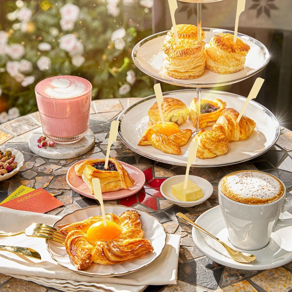 200 Palillos de Bambú para Aperitivos 12 cm - Cidenbio