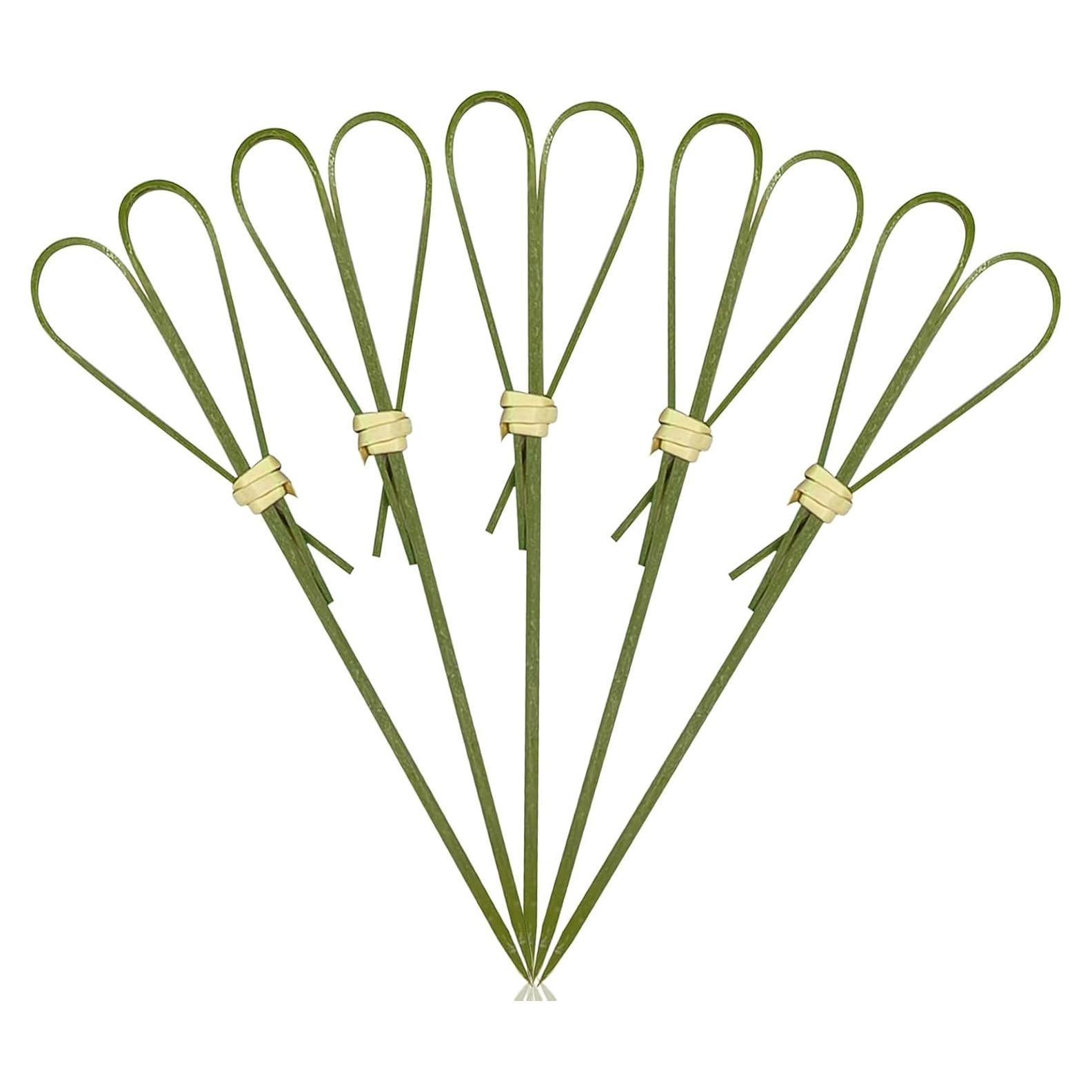 500 Palitos de Bambú Corazón 11.94 cm Gdpaddy para Aperitivos