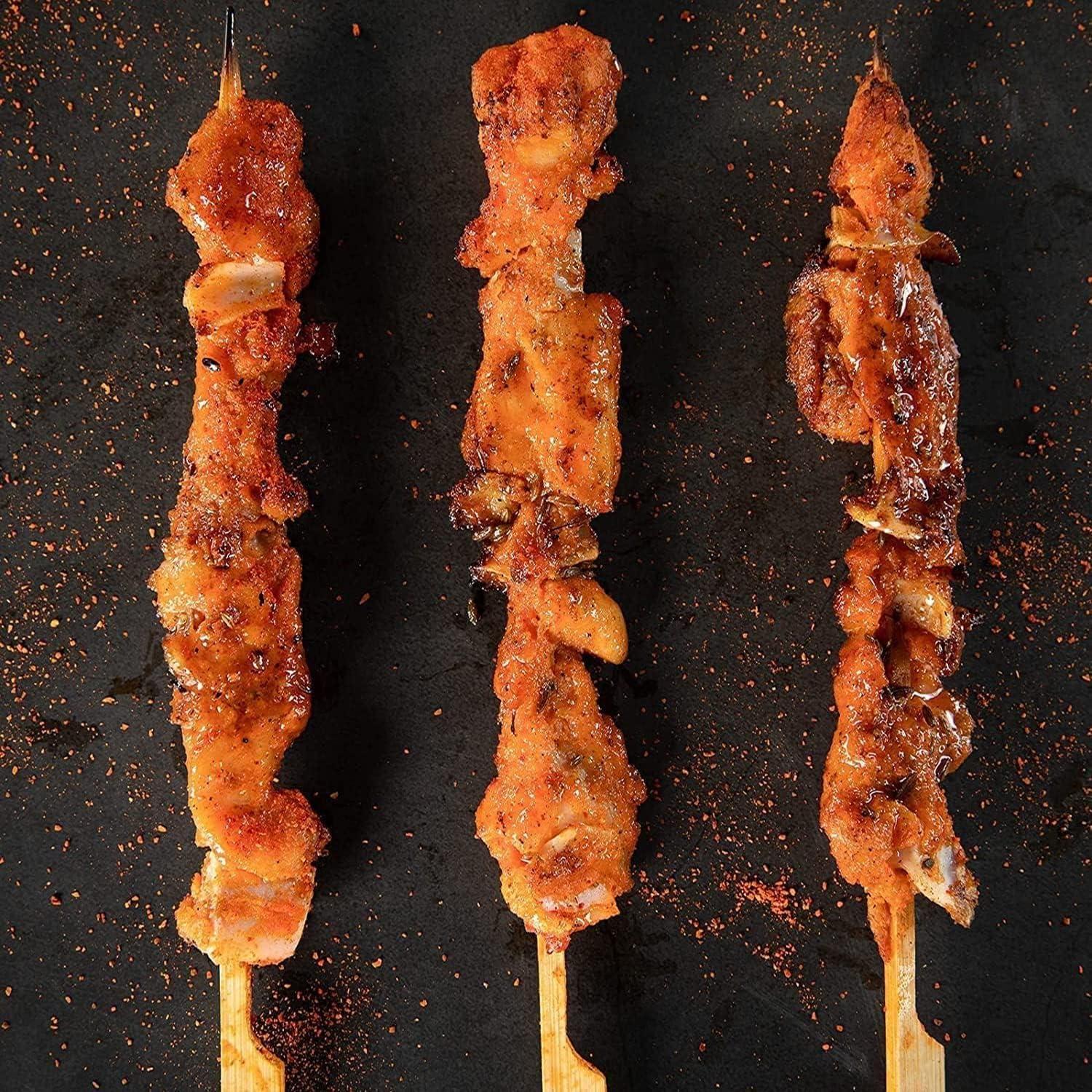 Brochetas de Bambú 25.4 cm Hiyalot - Paquete de 100 Planas