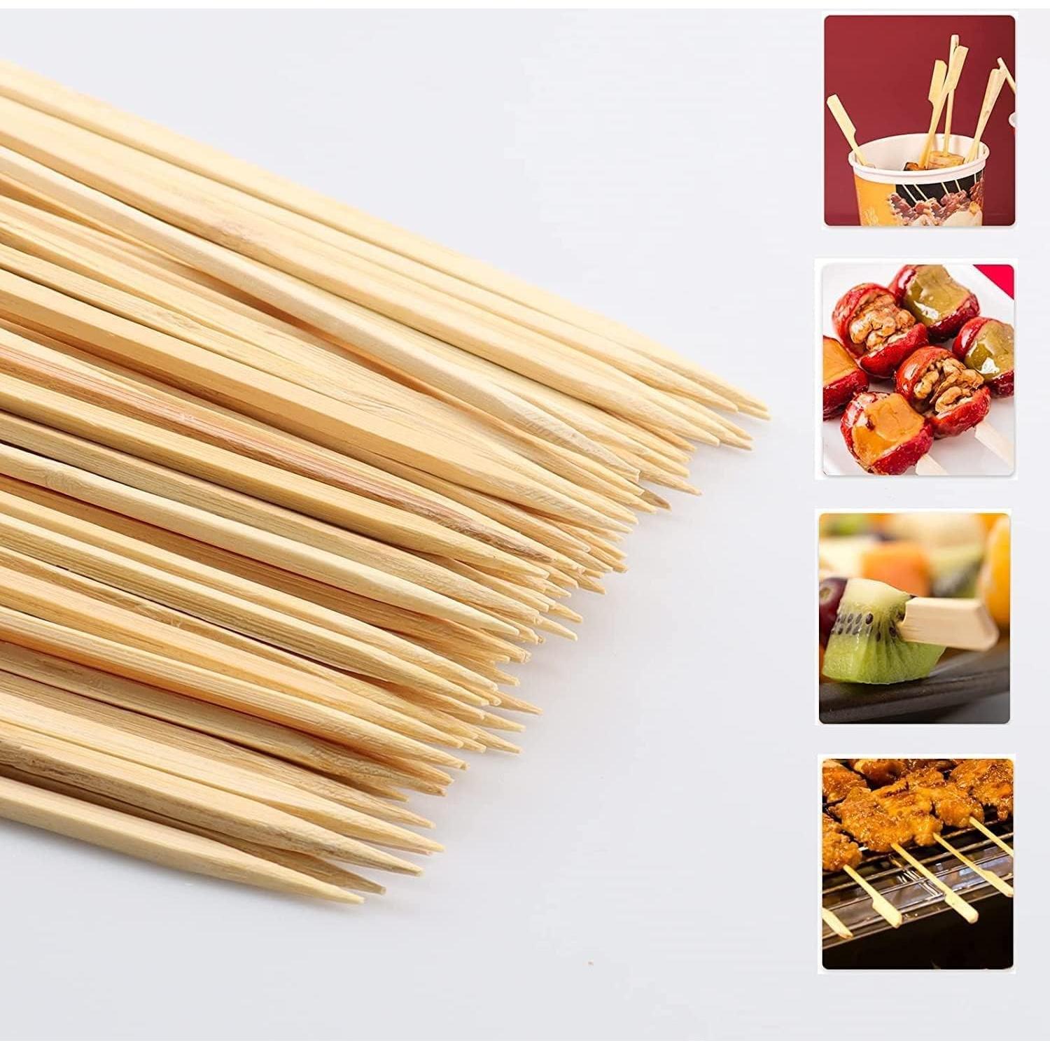 Brochetas de Bambú 25.4 cm Hiyalot - Paquete de 100 Planas