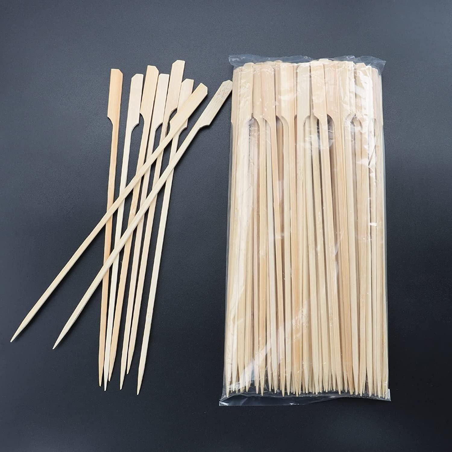 Brochetas de Bambú 25.4 cm Hiyalot - Paquete de 100 Planas
