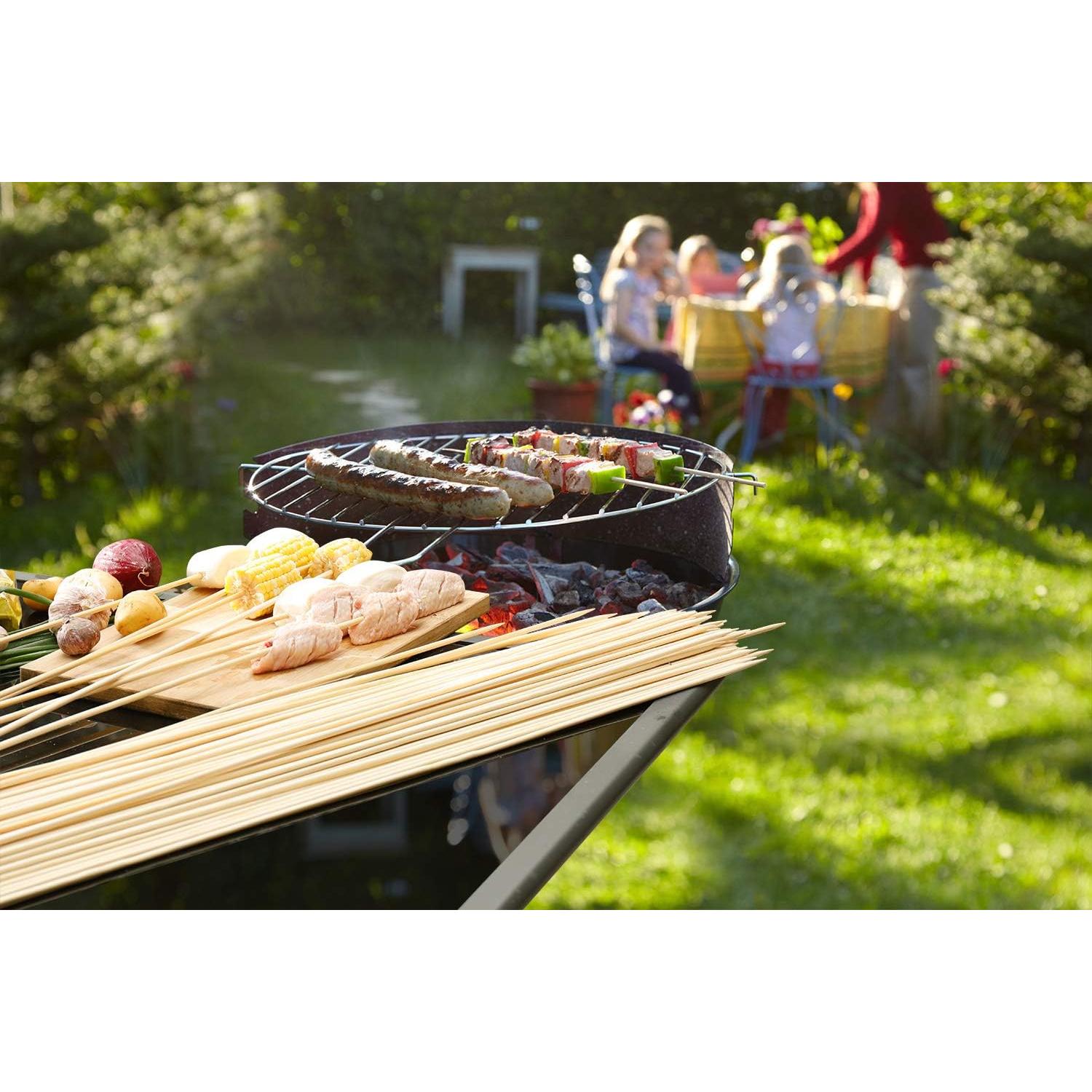 120 Palitos de Bambú para Asar Malvaviscos NadaKin 75 cm