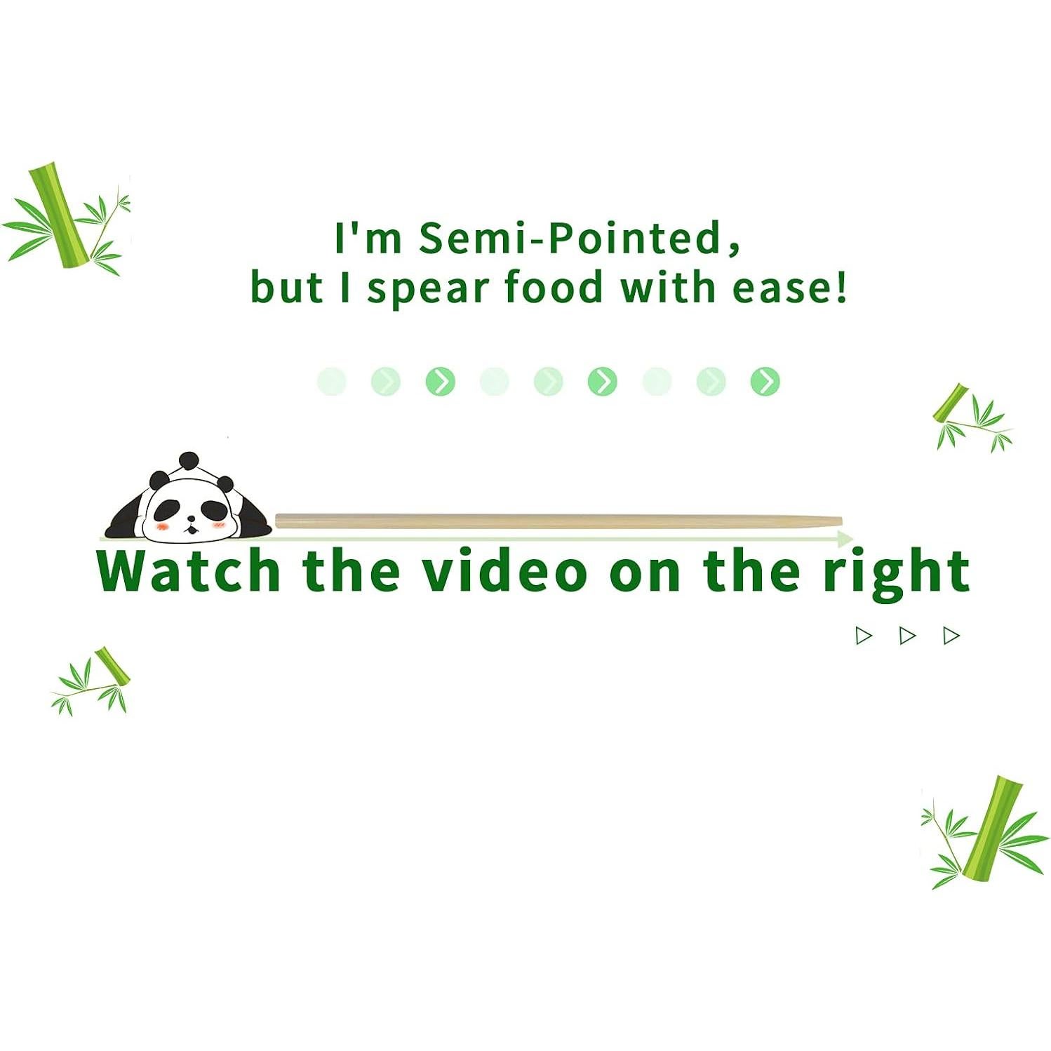 Pinchos de Bambú Natural 15 cm Judia YLL - 100 Piezas