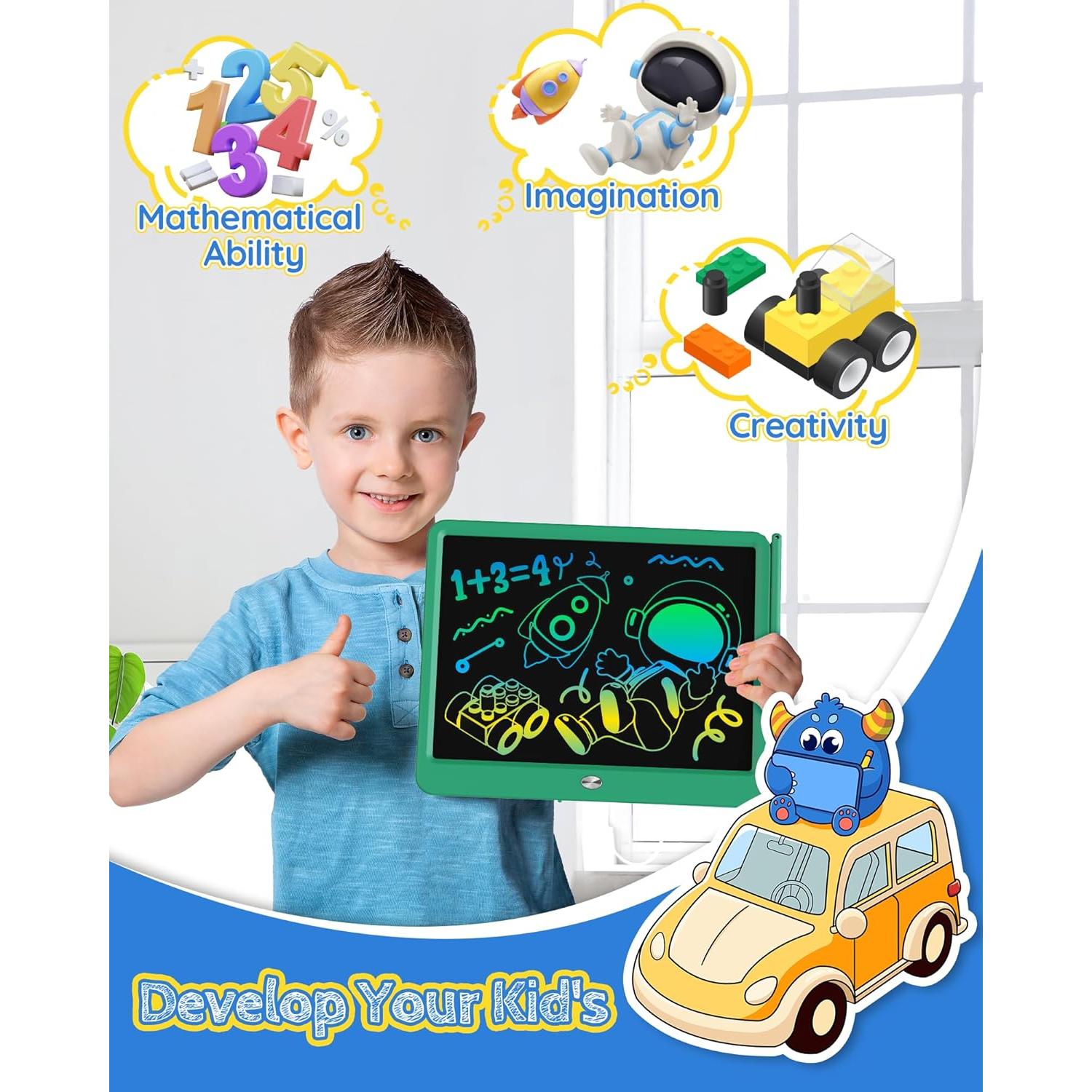 Tableta de Escritura LCD Tekfun 30.48 cm Verde Portátil