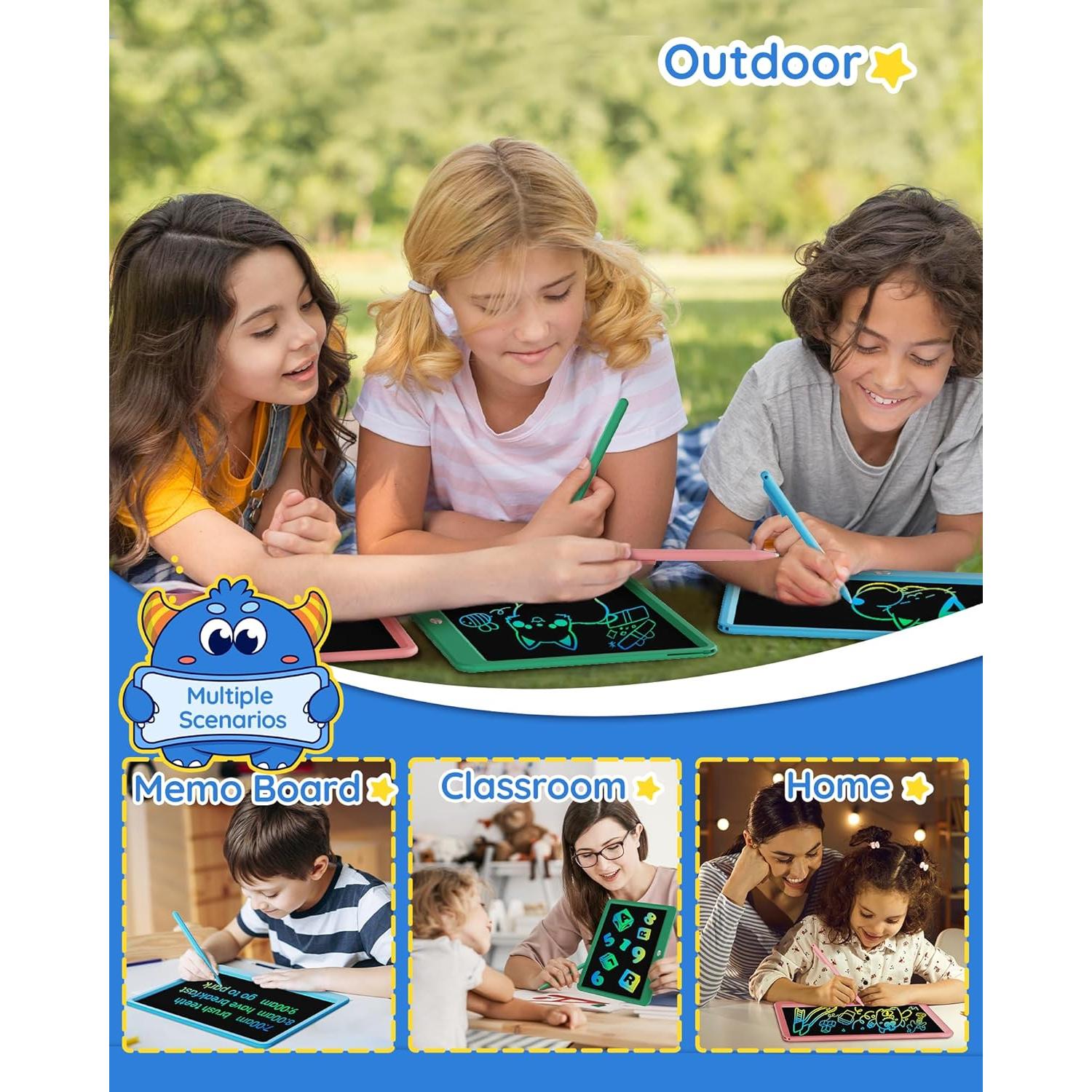 Tableta de Escritura LCD Tekfun 30.48 cm Verde Portátil