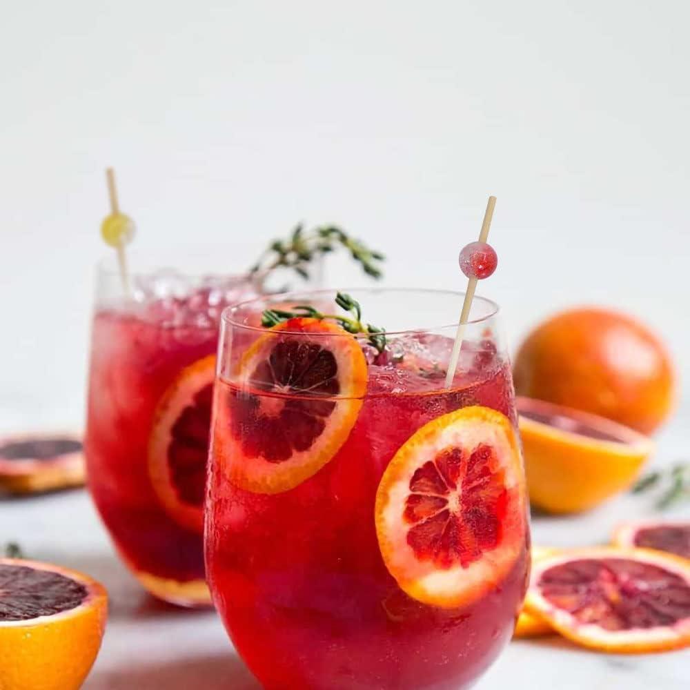 Palillos de cóctel de bambú 100PCS 11.94 cm multicolor