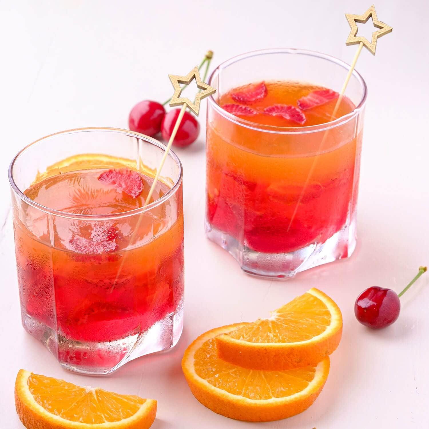 Palillos de cóctel Jiooil Bear 14 cm, 50 unidades doradas