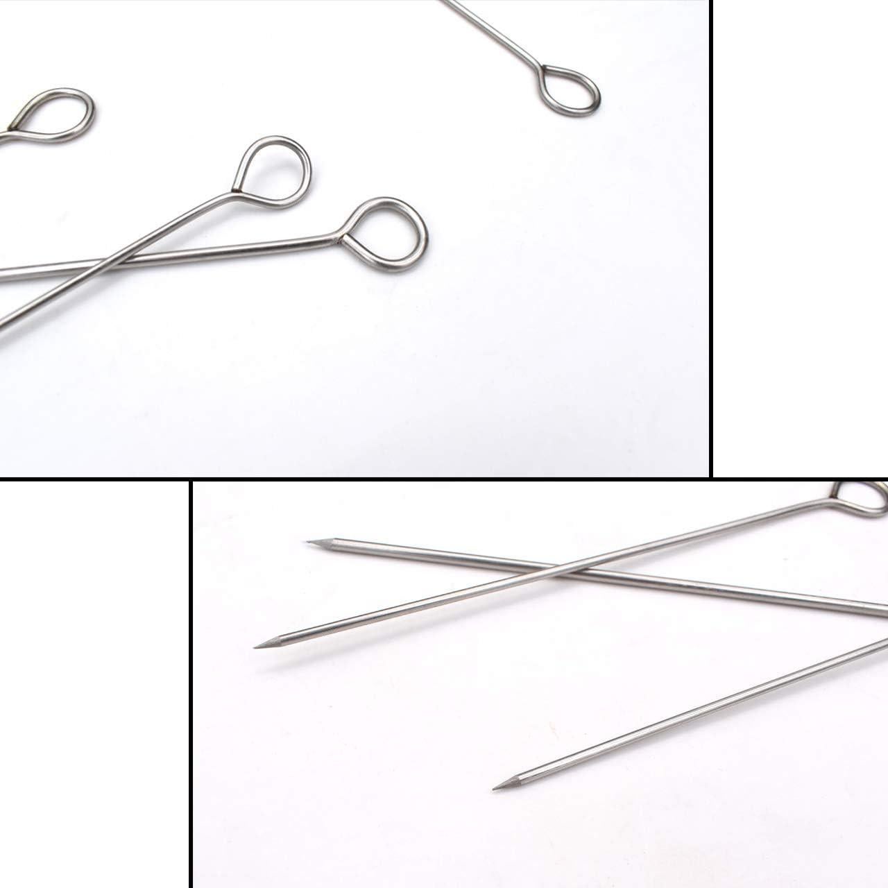 Lazos para Pavo HONSHEN 15 cm Set de 12 Acero Inoxidable