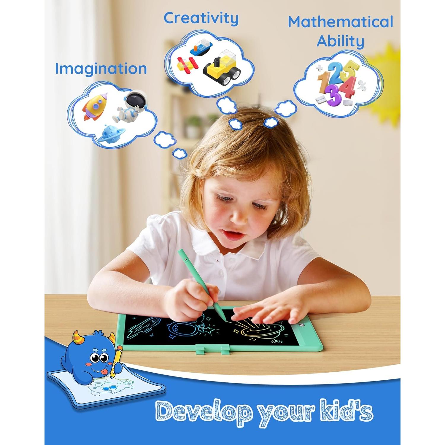 Tableta de Escritura LCD TEKFUN 10" Verde para Niños