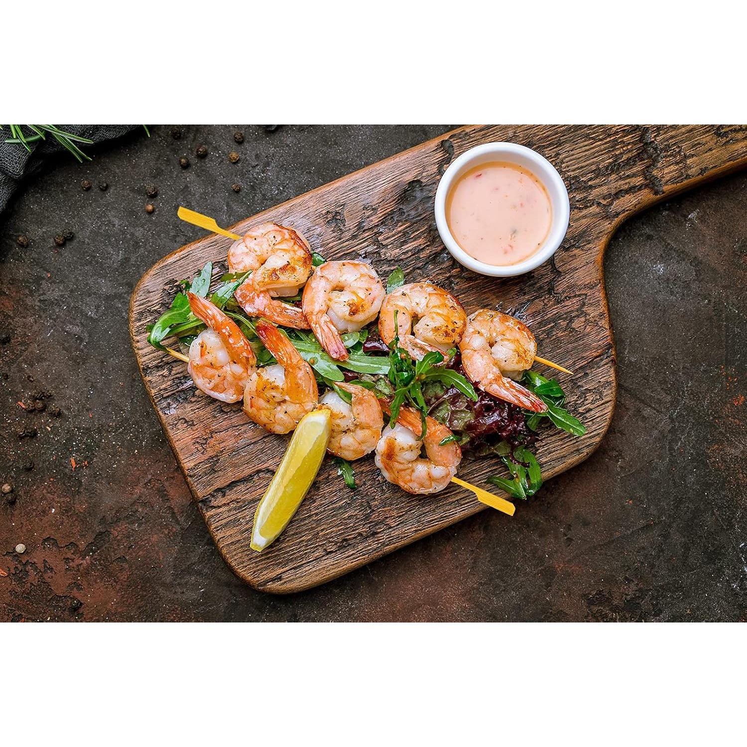 Pinchos de Bambú Natural DecorRack 15 cm - 100 Unidades