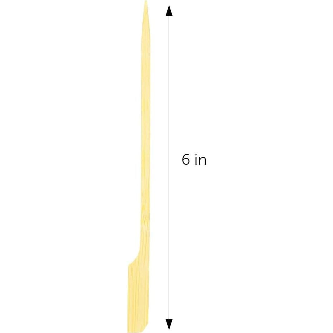 Pinchos de Bambú Natural DecorRack 15 cm - 100 Unidades