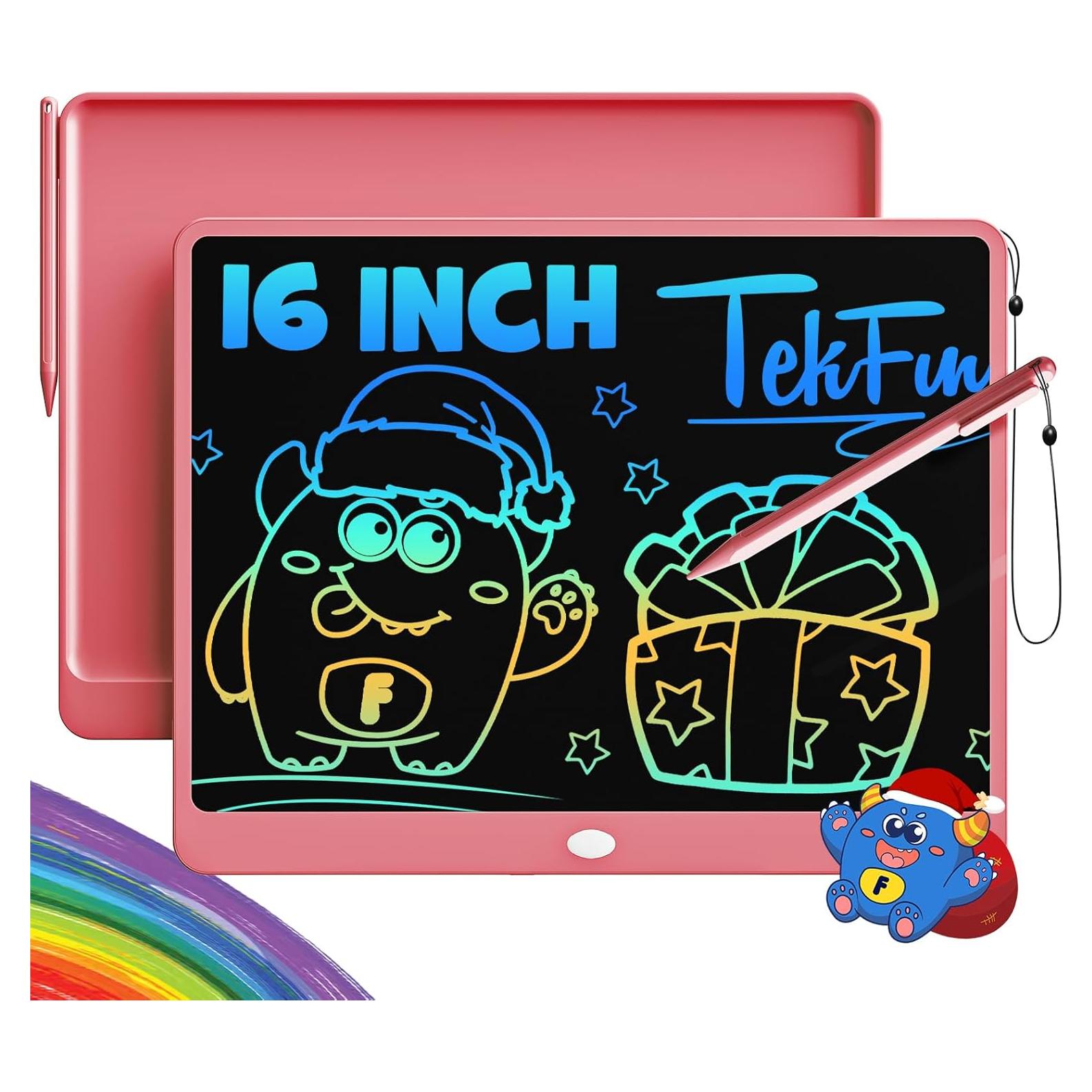 Tableta de Escritura LCD TEKFUN 16" Rosa para Niños