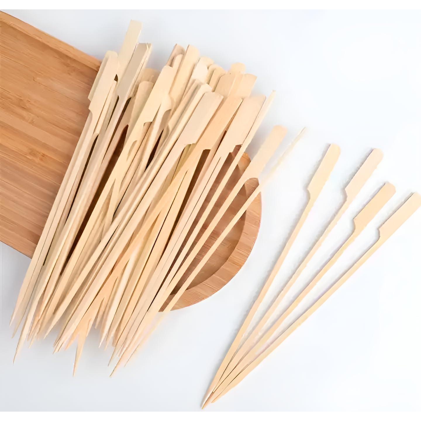Palitos de Bambú 10 Pulgadas Pinchitto - 100 Piezas para BBQ