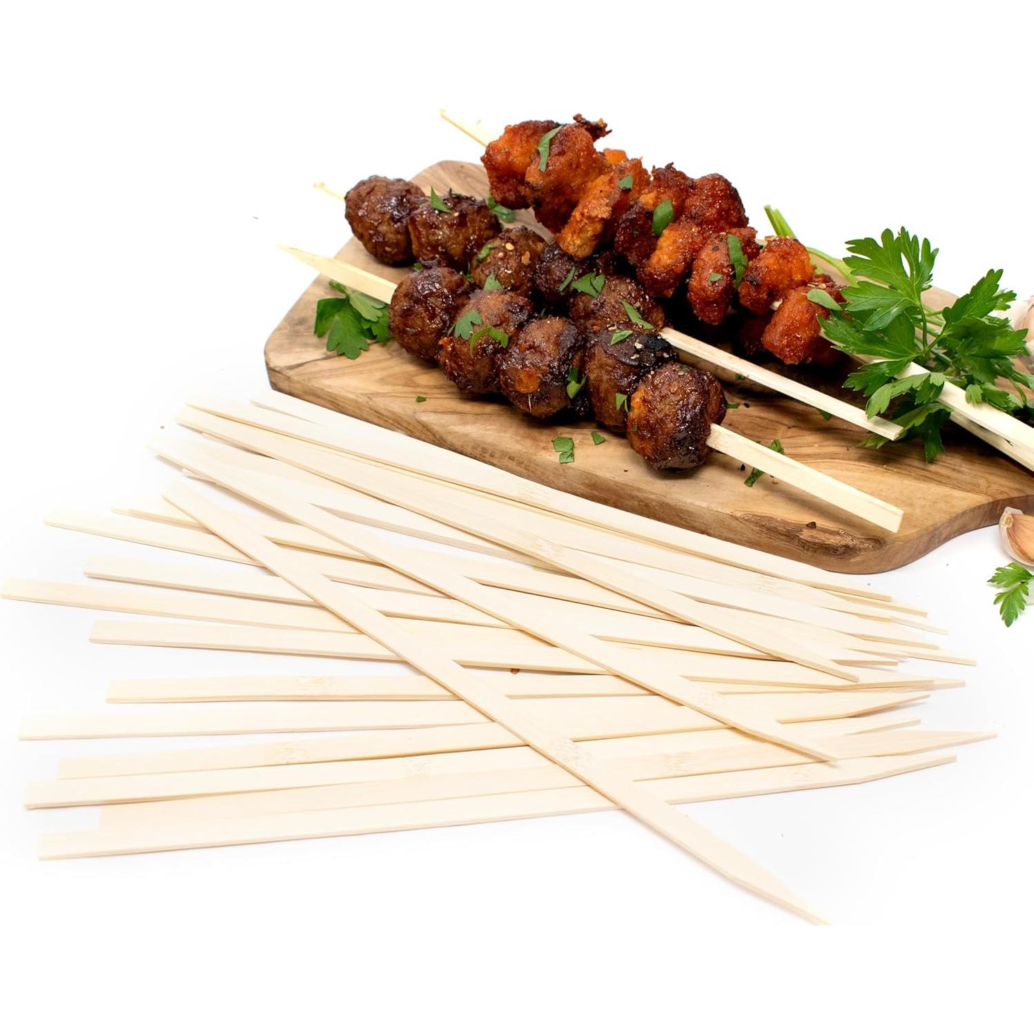 Pinchos de Bambú Planos Norpro 29 cm - 25 Piezas Ecológicos