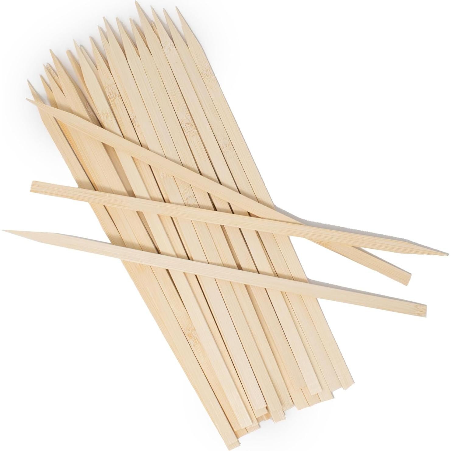 Pinchos de Bambú Planos Norpro 29 cm - 25 Piezas Ecológicos