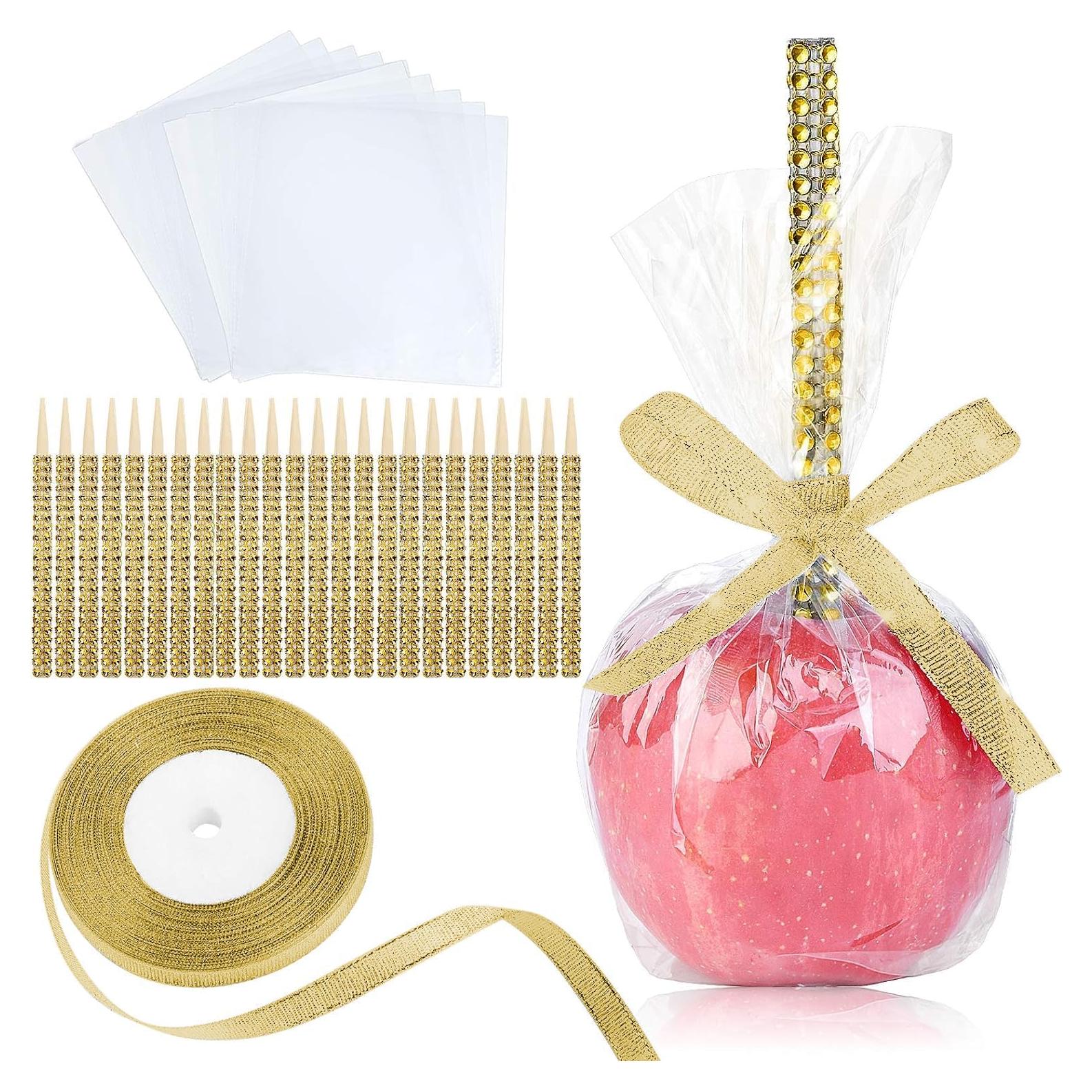 Paquete de 24 Palitos de Caramelo Brillantes MGWOTH 15 cm