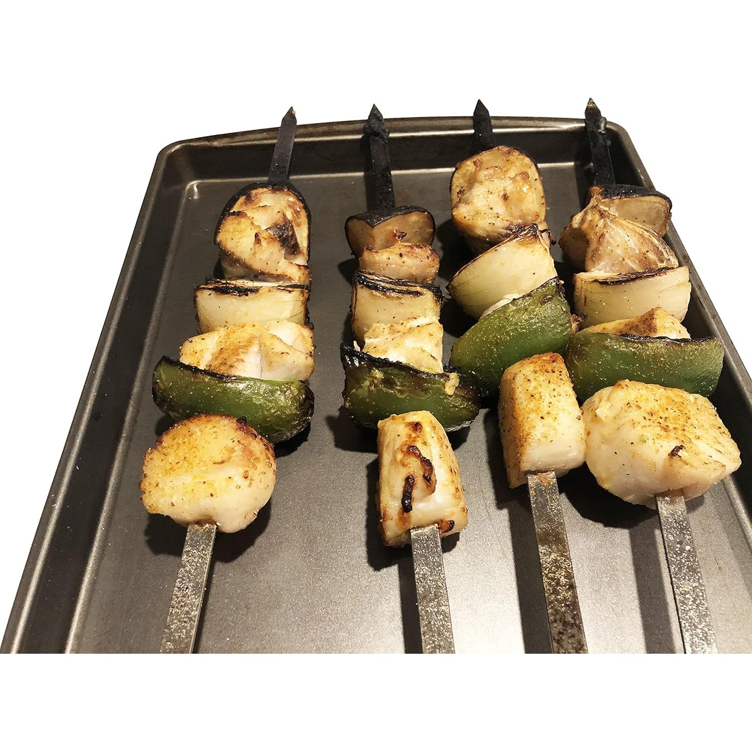 Pinchos de Kebab Antallcky 12 Piezas Acero Inoxidable 59.7 cm