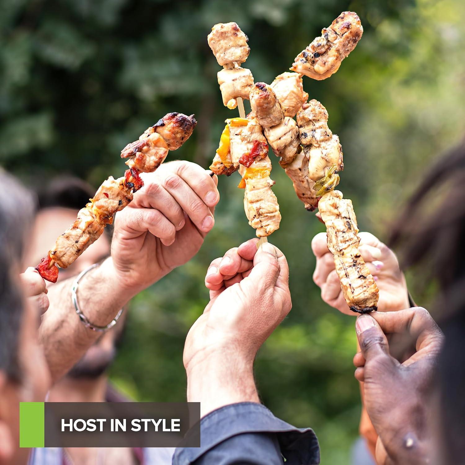 Pinchos de Bambú 17.78 cm Stock Your Home - Paquete 200 Unidades