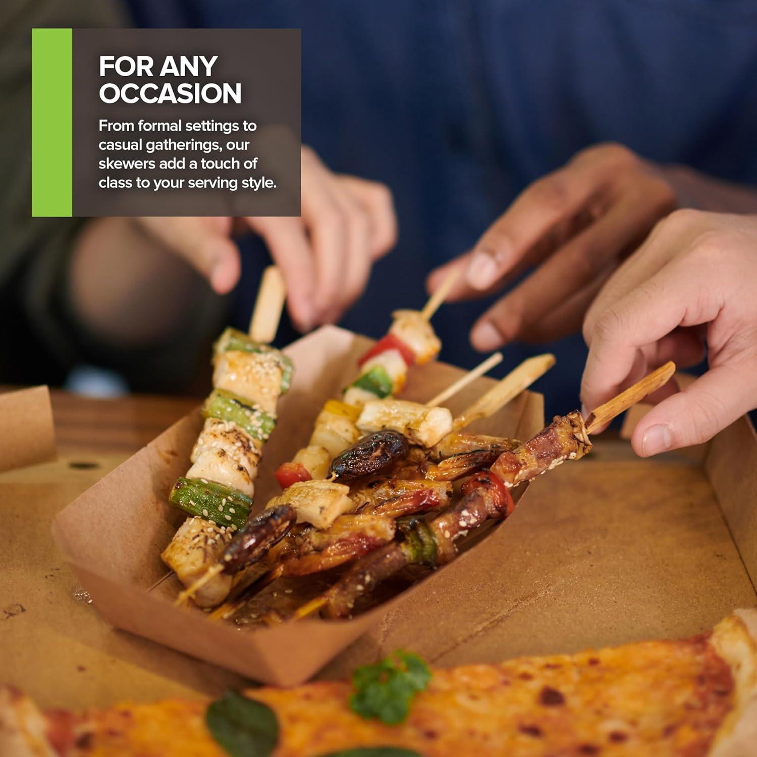 Pinchos de Bambú 17.78 cm Stock Your Home - Paquete 200 Unidades