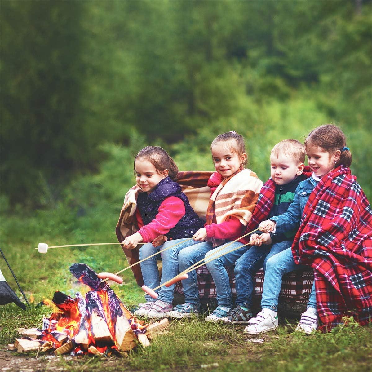 Palitos de Bambú para Asar Malvaviscos WixiTool 120 PCS 91 cm